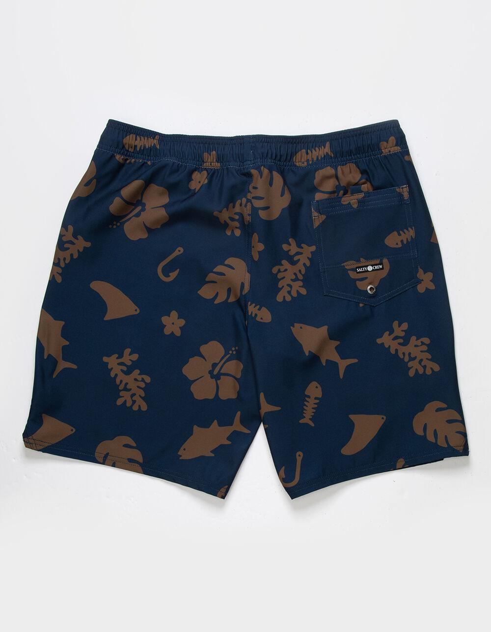 SALTY CREW Lowtide Mens 18'' Elastic Boardshorts - DARK BLUE Product Image
