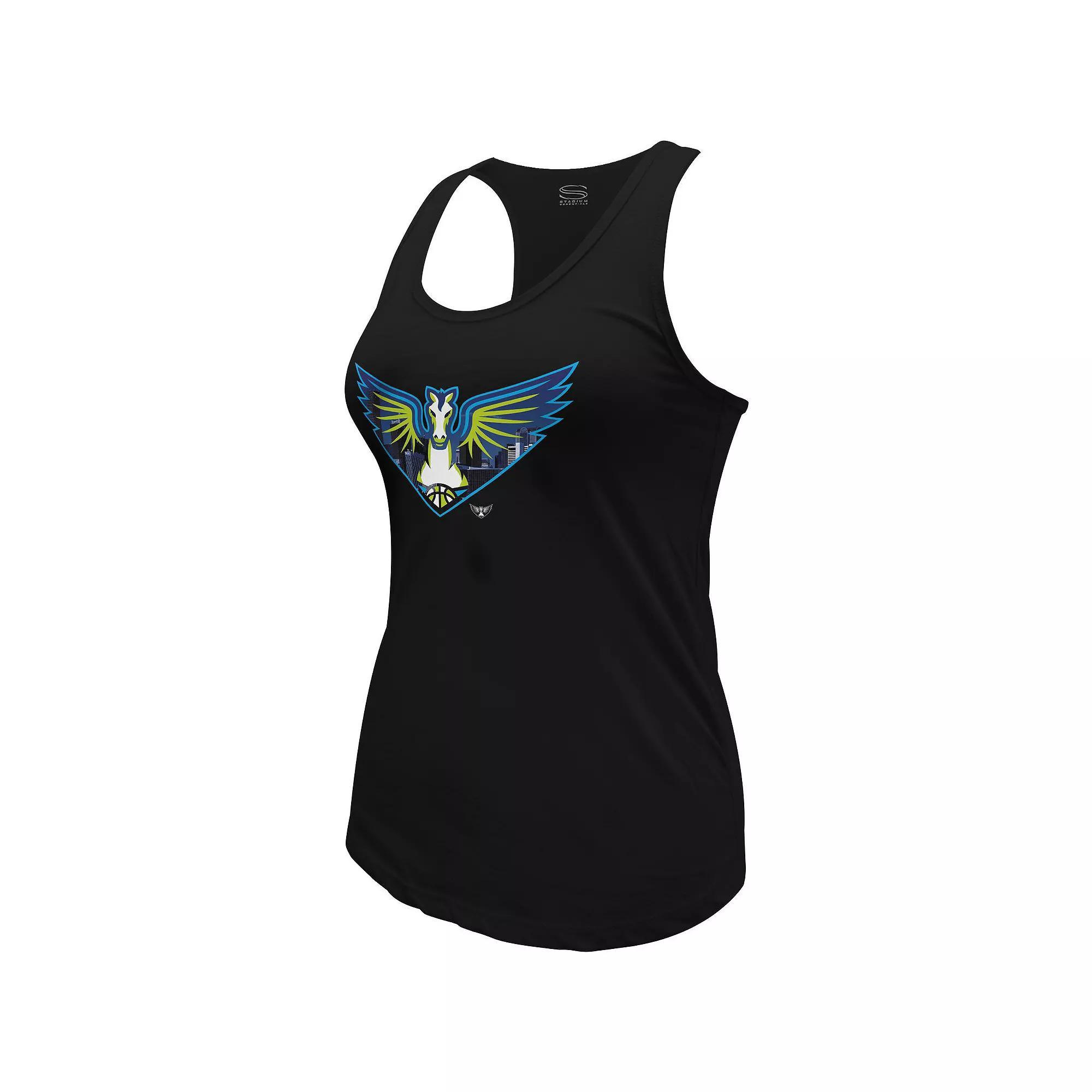 Womens Stadium Essentials Black Dallas Wings City View Tank Top Product Image