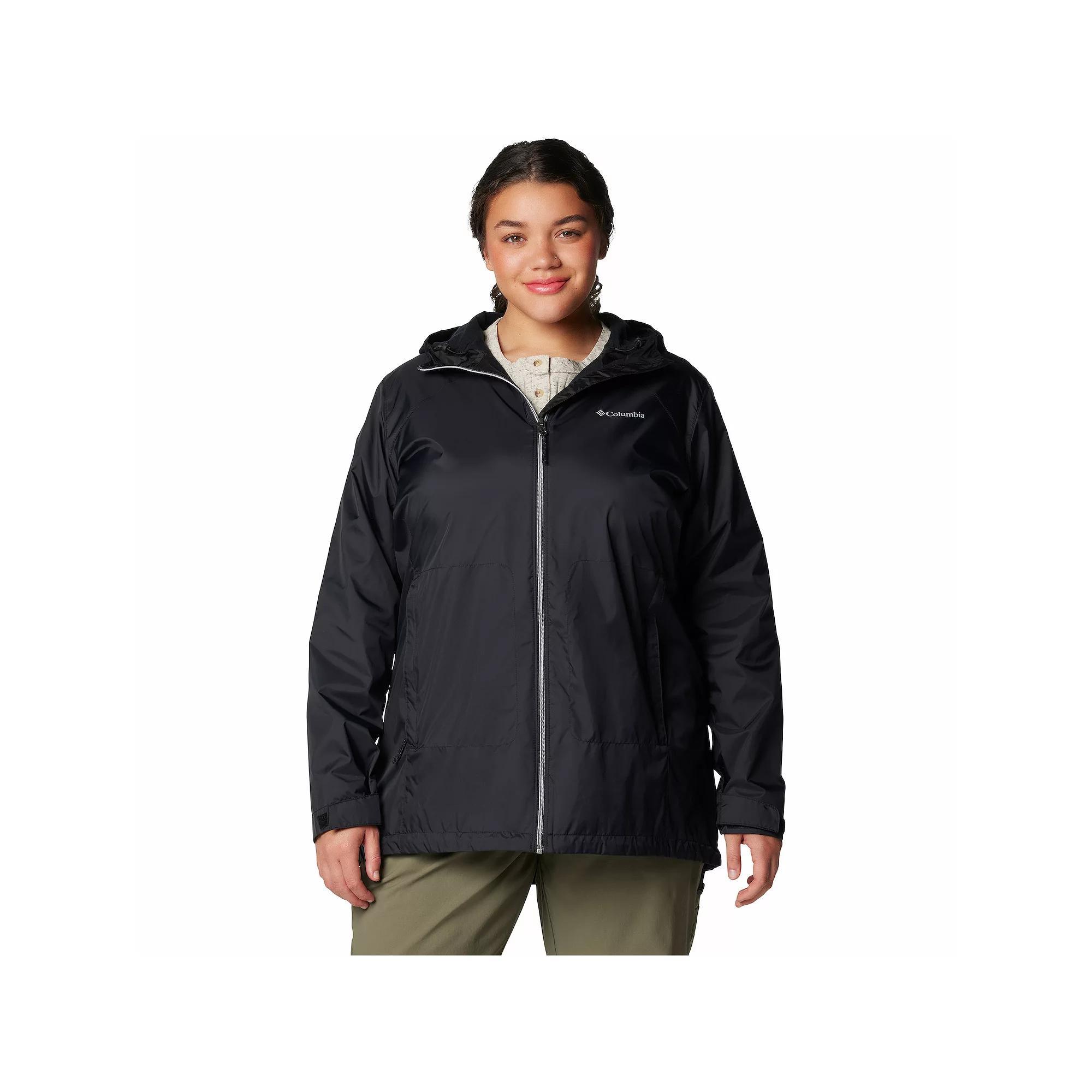 Plus Size Columbia Switchback II Lined Long Jacket, Women's, Size: 2XL, Black Product Image