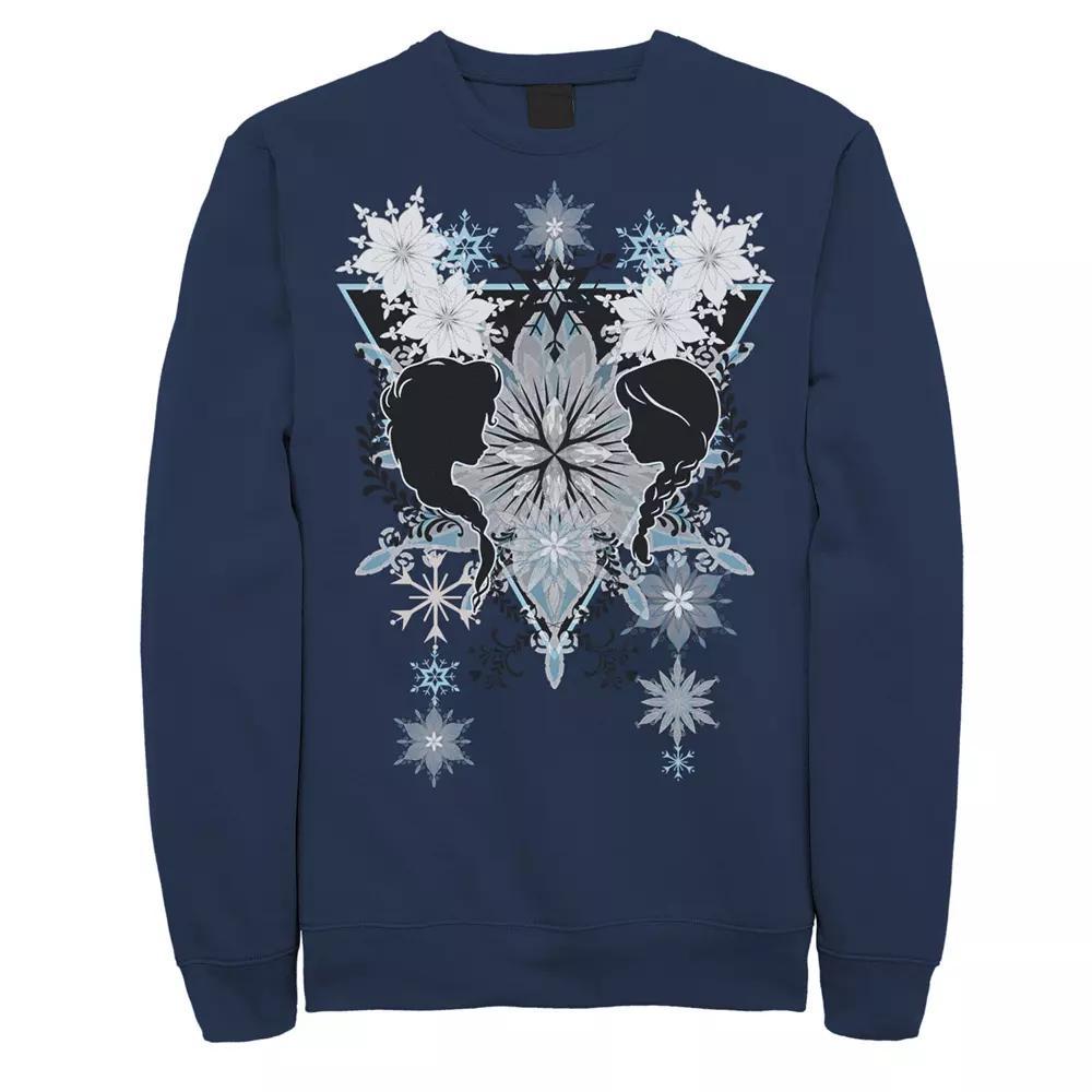 Disney's Frozen Men's Snowflake Boho Sweatshirt, Size: Medium, Blue Product Image