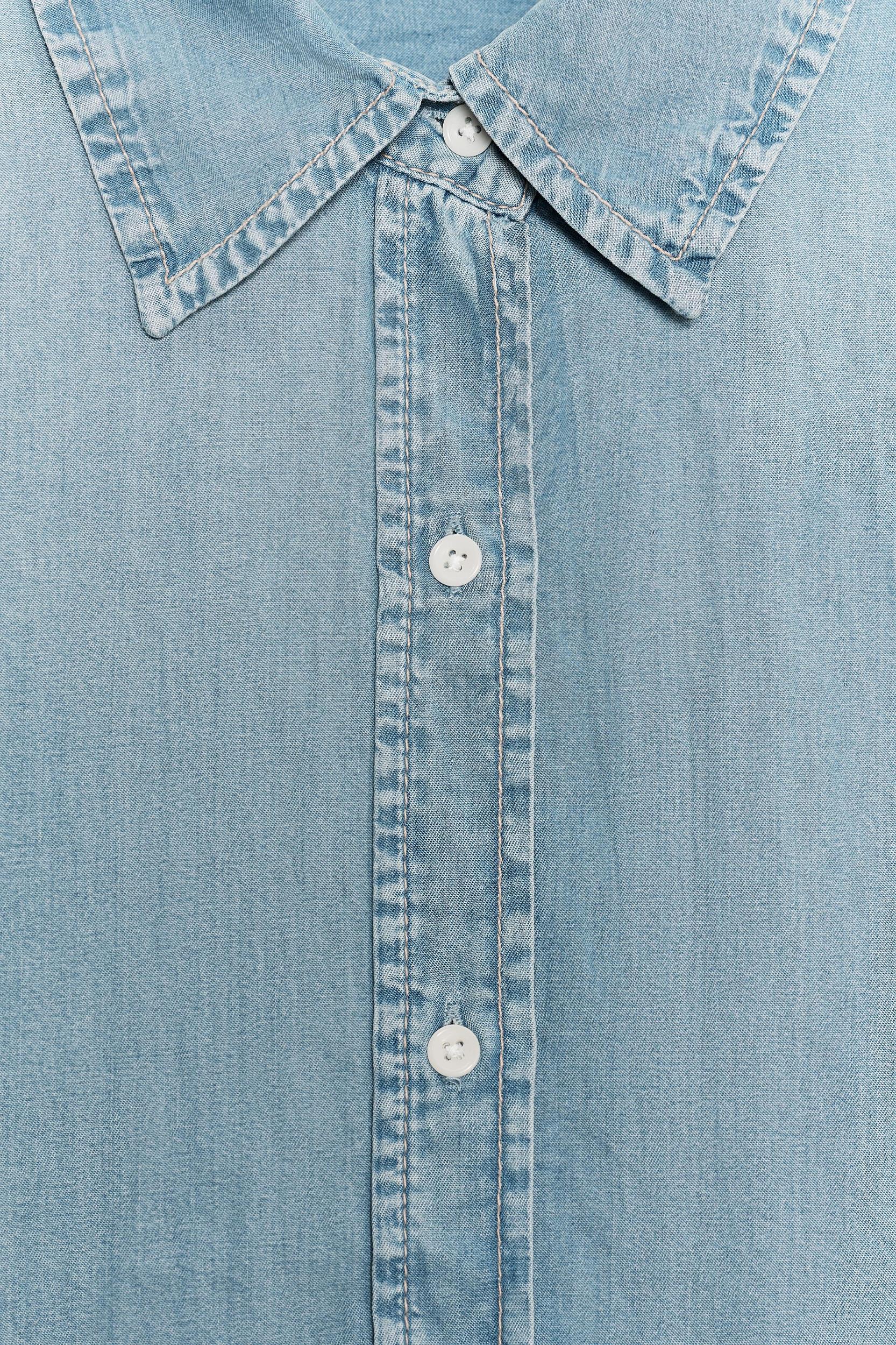 TRF DENIM CROP SHIRT Product Image