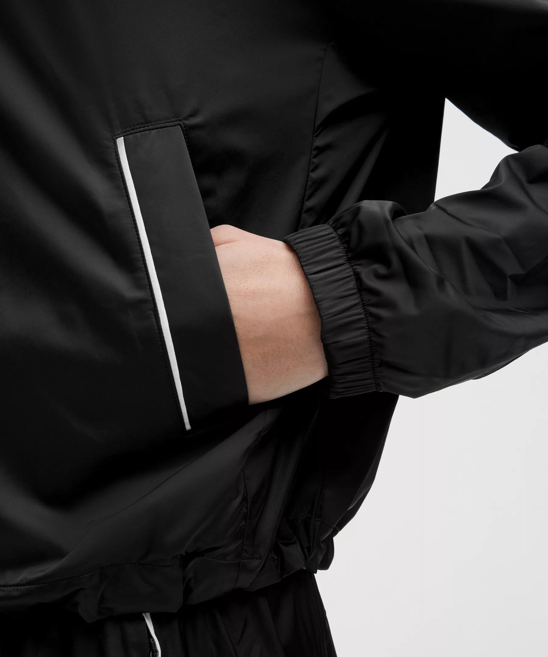 Stretch Satin Nylon Jacket Product Image