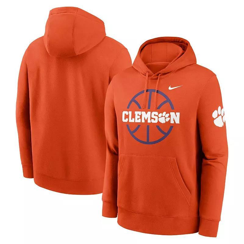 Men's Nike Heather Gray Ohio State Buckeyes Legacy Logo Club Fleece Pullover Hoodie, Size: Small, Grey Product Image