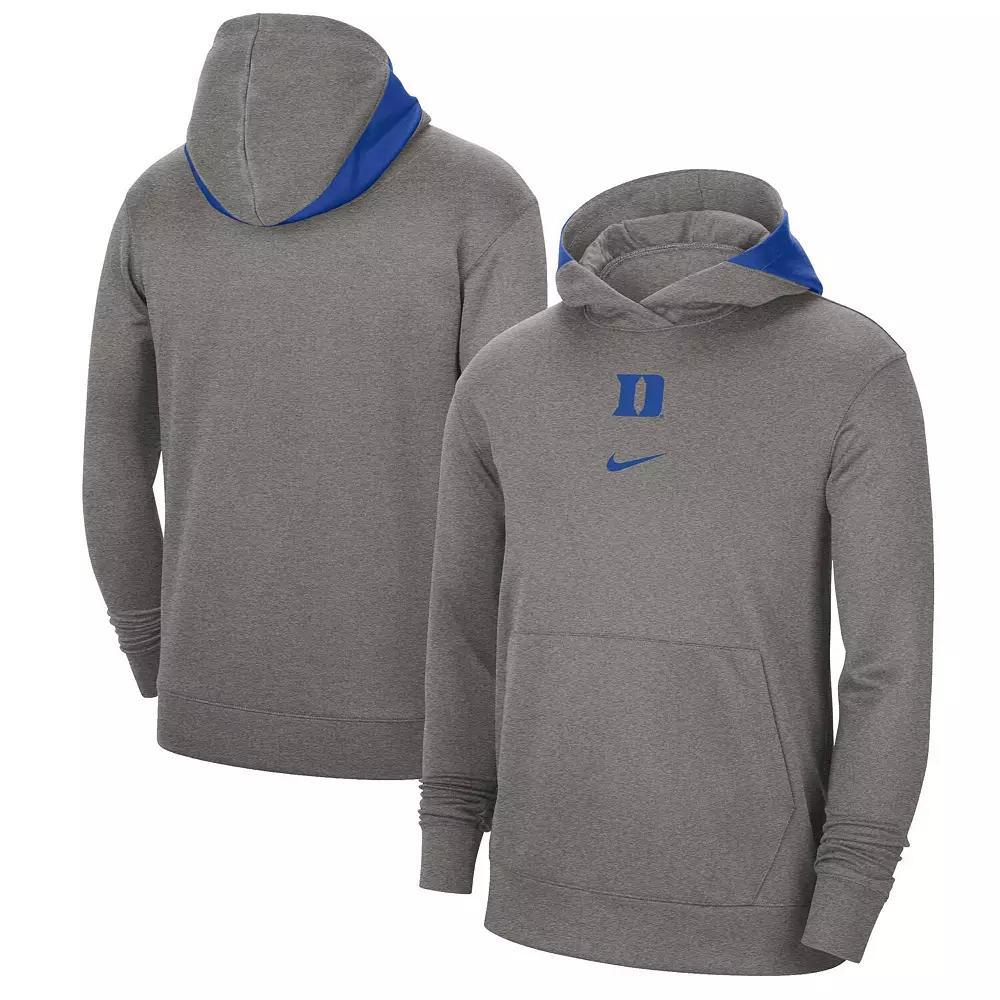 Men's Nike Royal Duke Blue Devils Team Basketball Spotlight Performance Pullover Hoodie, Size: 2XL Product Image