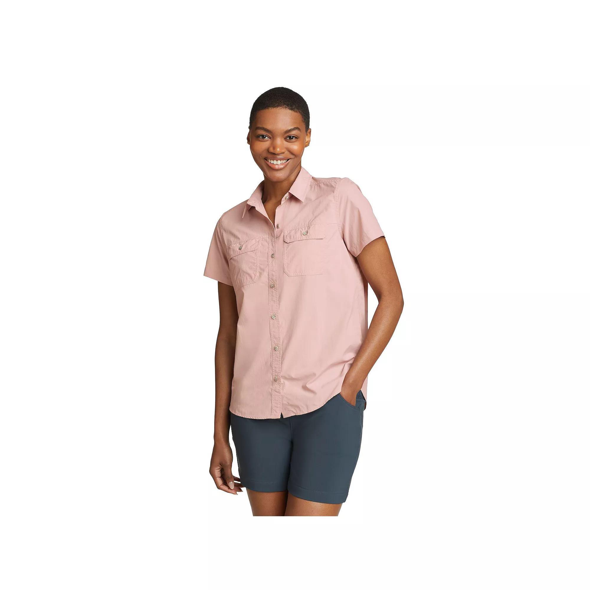 Womens Eddie Bauer Mountain Ripstop Short-Sleeve Shirt Product Image