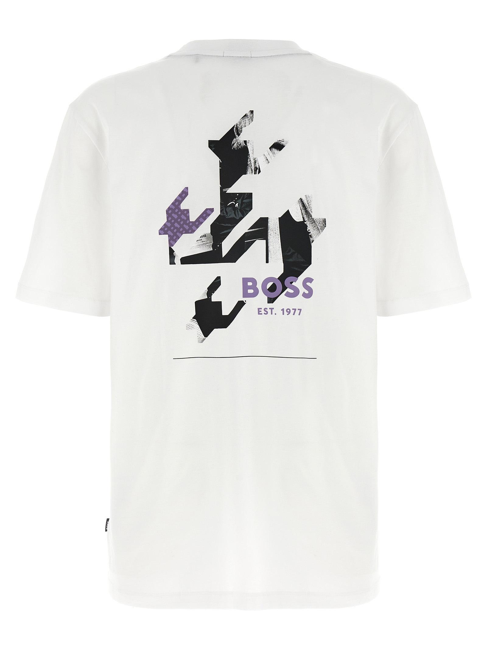 HUGO BOSS Thompson 24 T-shirt In White Product Image