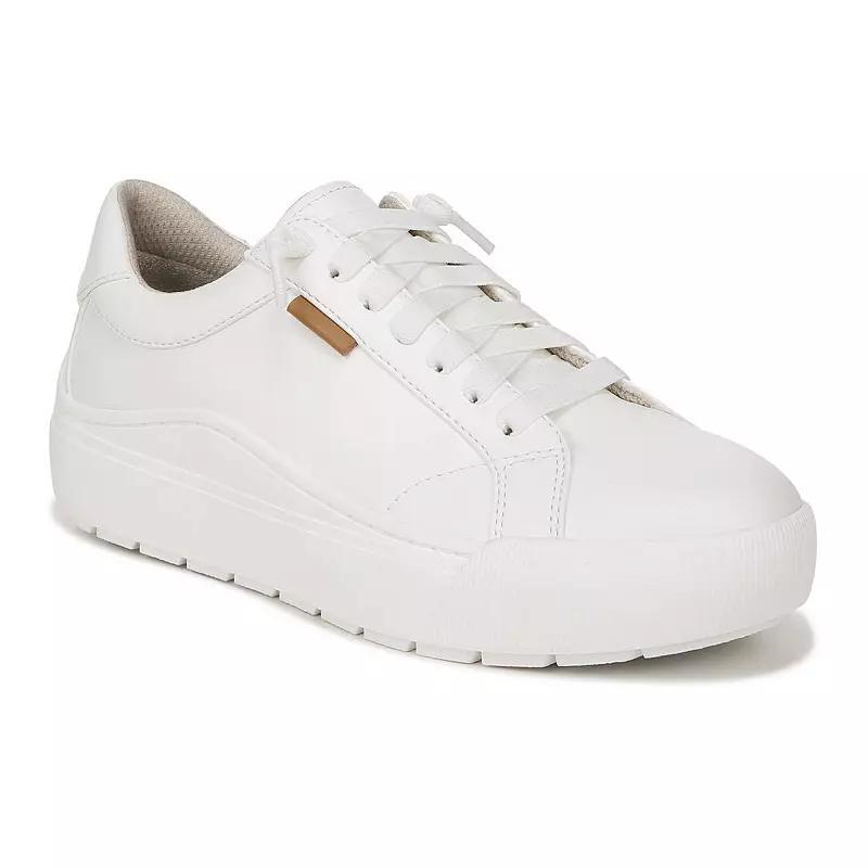 Dr. Scholl's Time Off Go Women's Platform Sneakers, Size: 6, White Product Image