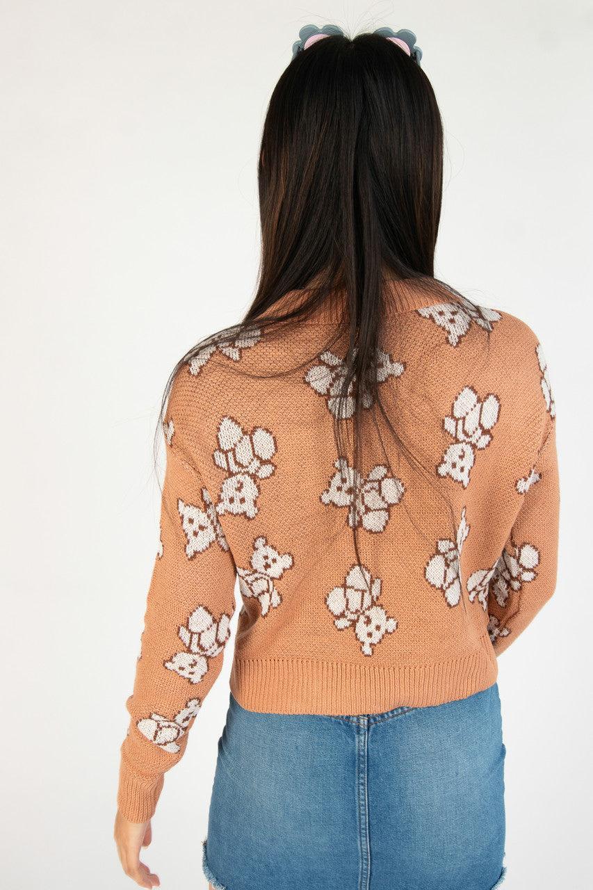 Teddy Bear Henley Sweater Product Image