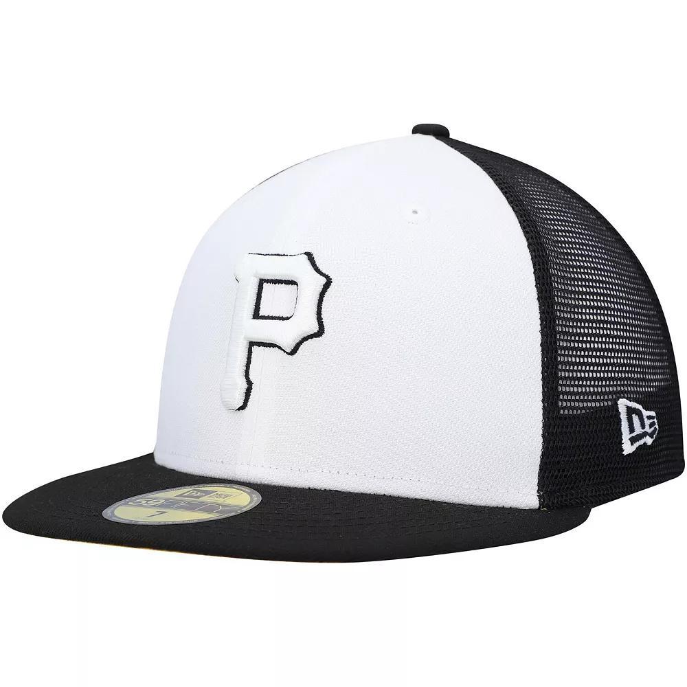Men's New Era  Black/White Pittsburgh Pirates 2023 On-Field Batting Practice 59FIFTY Fitted Hat, Size: 7 3/4 Product Image