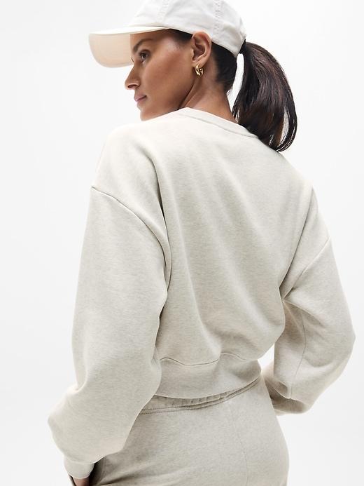 Heavyweight Terry Crop Crew Sweatshirt Product Image