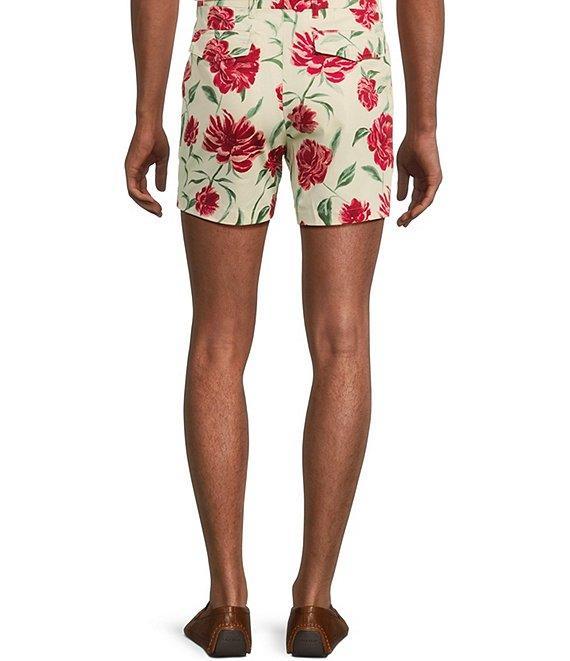 Murano Corsa Di Cavalli Derby Collection Rose Print 5.5#double; Inseam Shorts Product Image