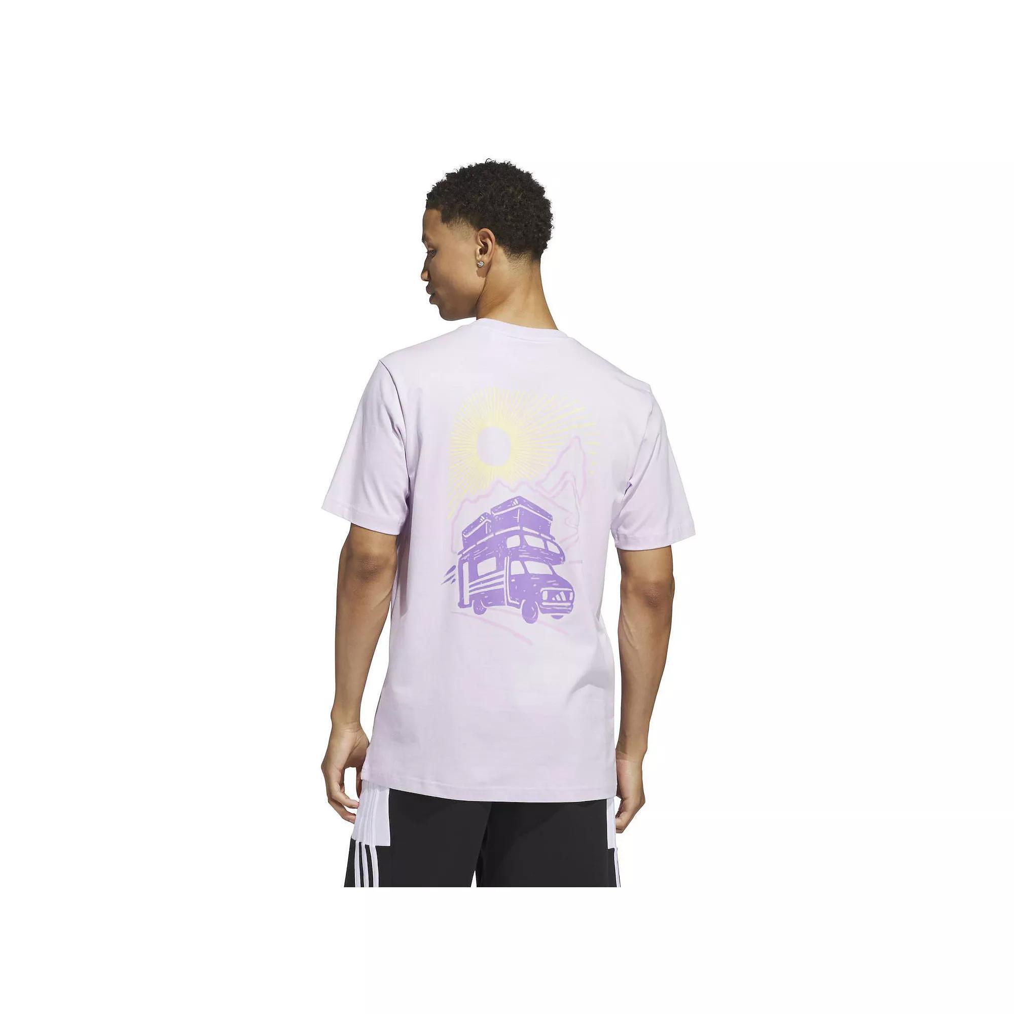 adidas Mens adidas Graphic Jet Set - Camper T-Shirt - Mens Product Image