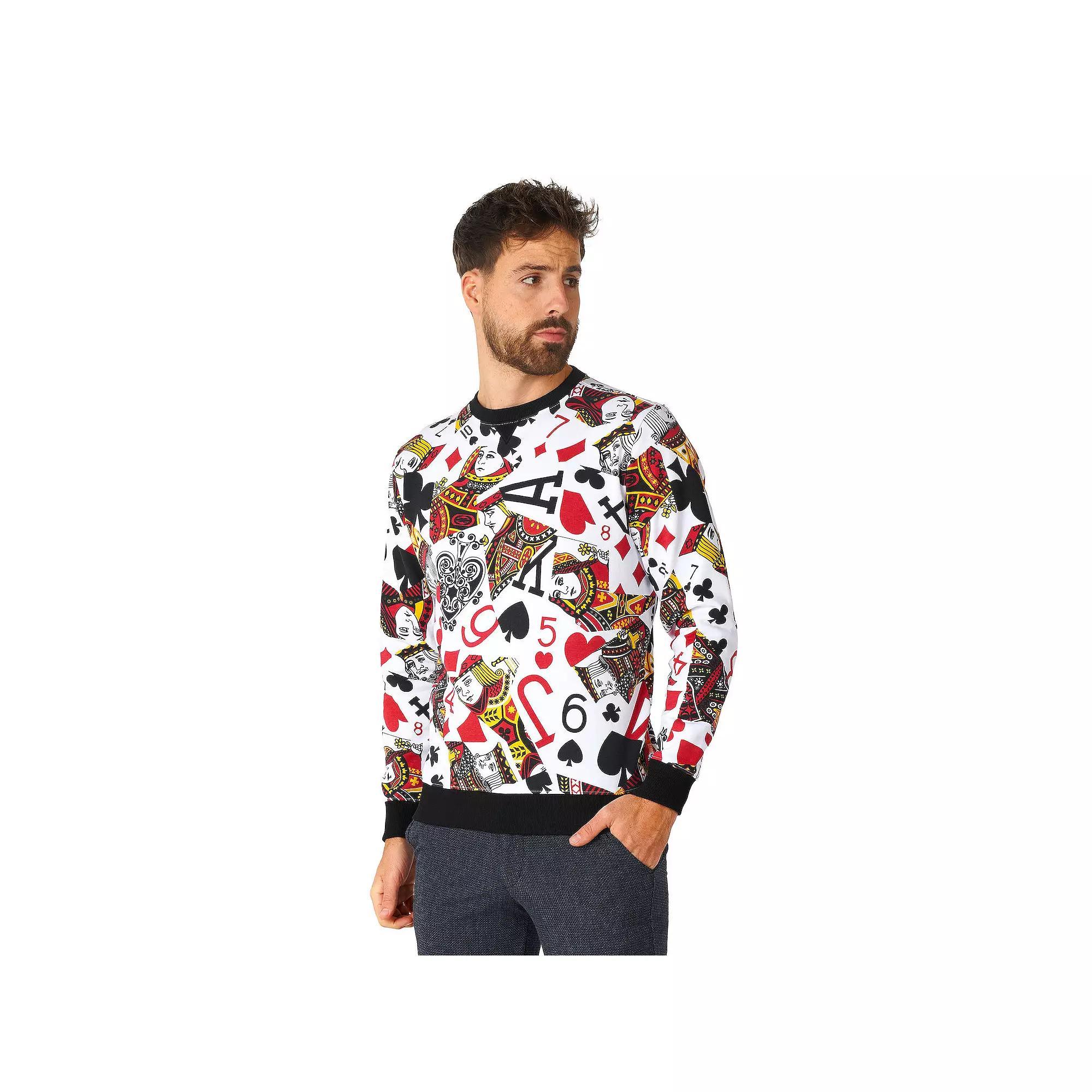 Men's King of Clubs Sweater, Size: Large, Multinone Product Image