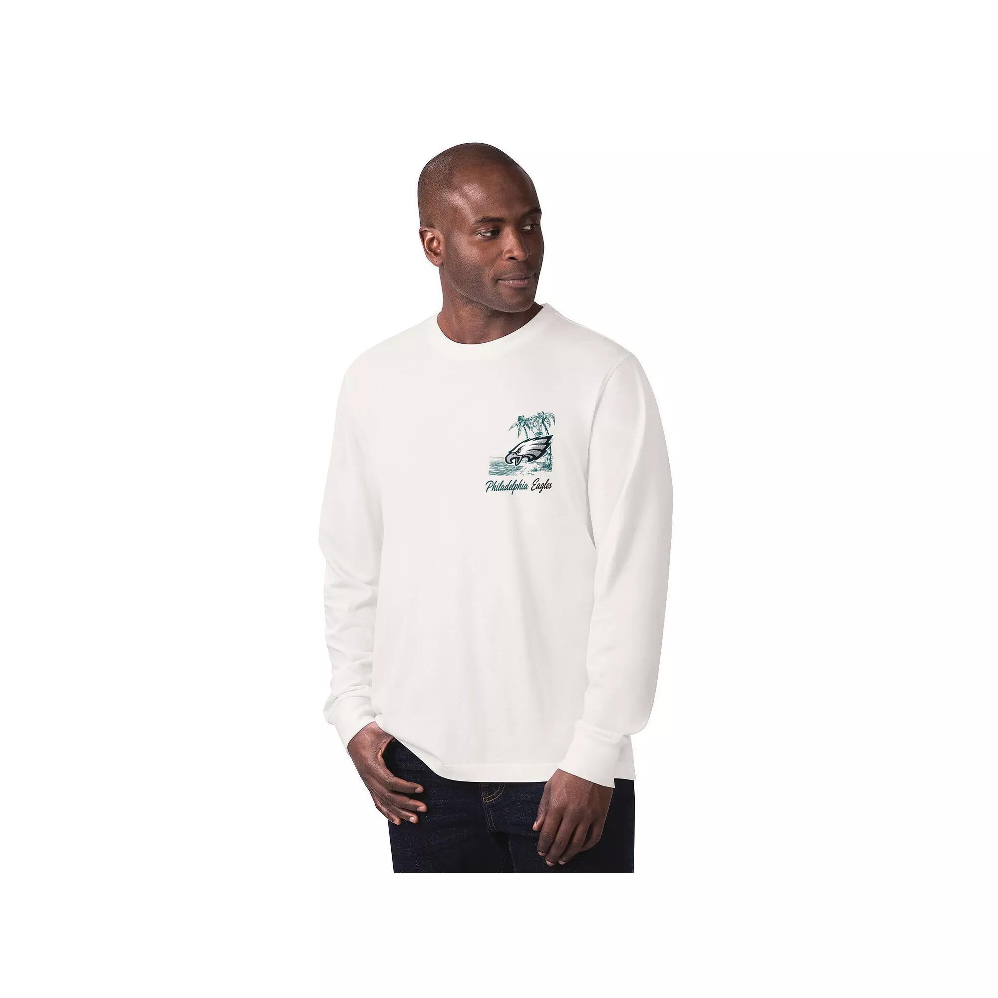 Men's Margaritaville Light Blue Seattle Seahawks It's Five O'Clock Somewhere Long Sleeve T-Shirt, Size: XL Product Image