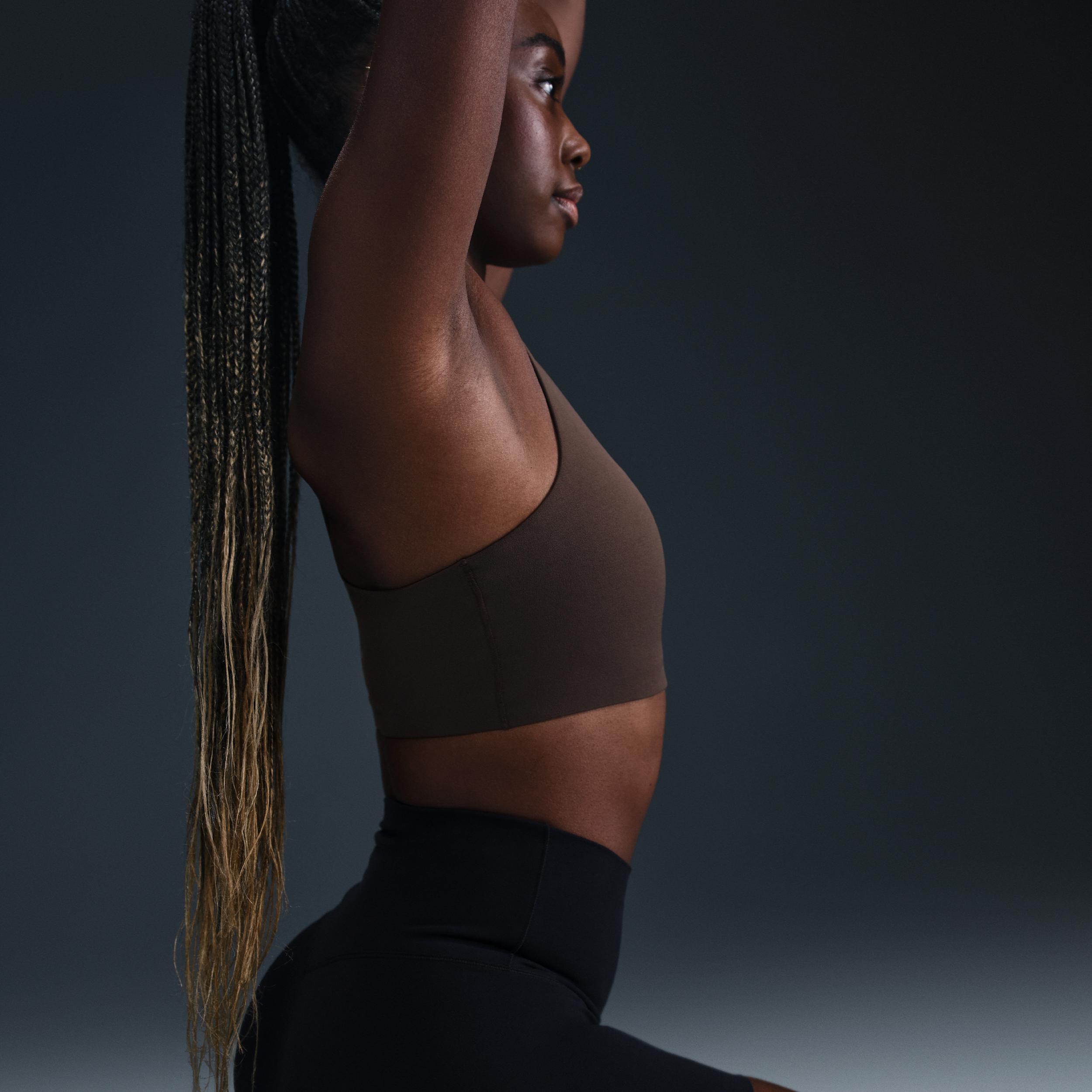 Nike Women's Zenvy Asymmetrical Light-Support Padded Sports Bra Product Image
