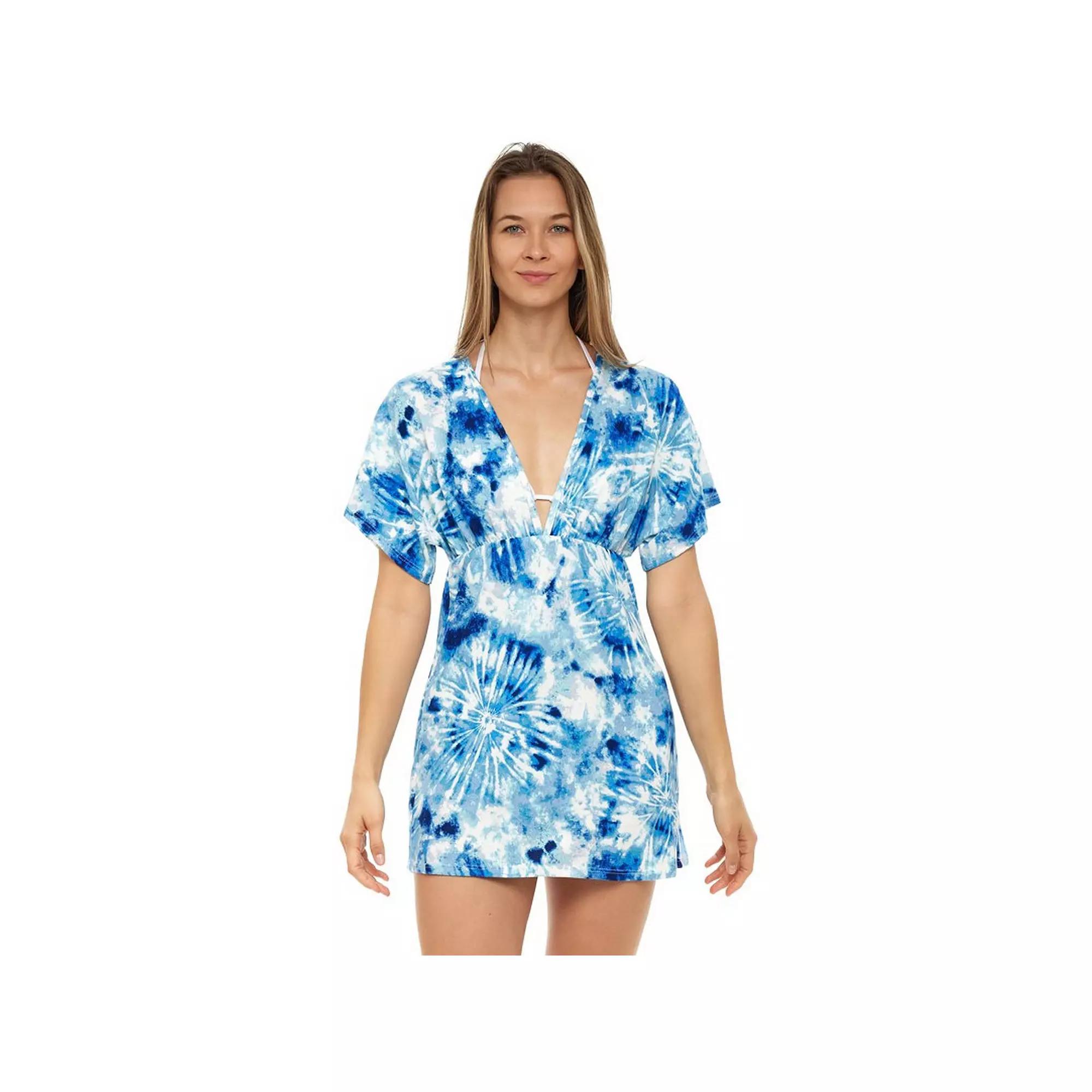 Women's Jordan Taylor Dolman Sleeve Coverup Swim Tunic, Size: Large, Blue Ivy Product Image
