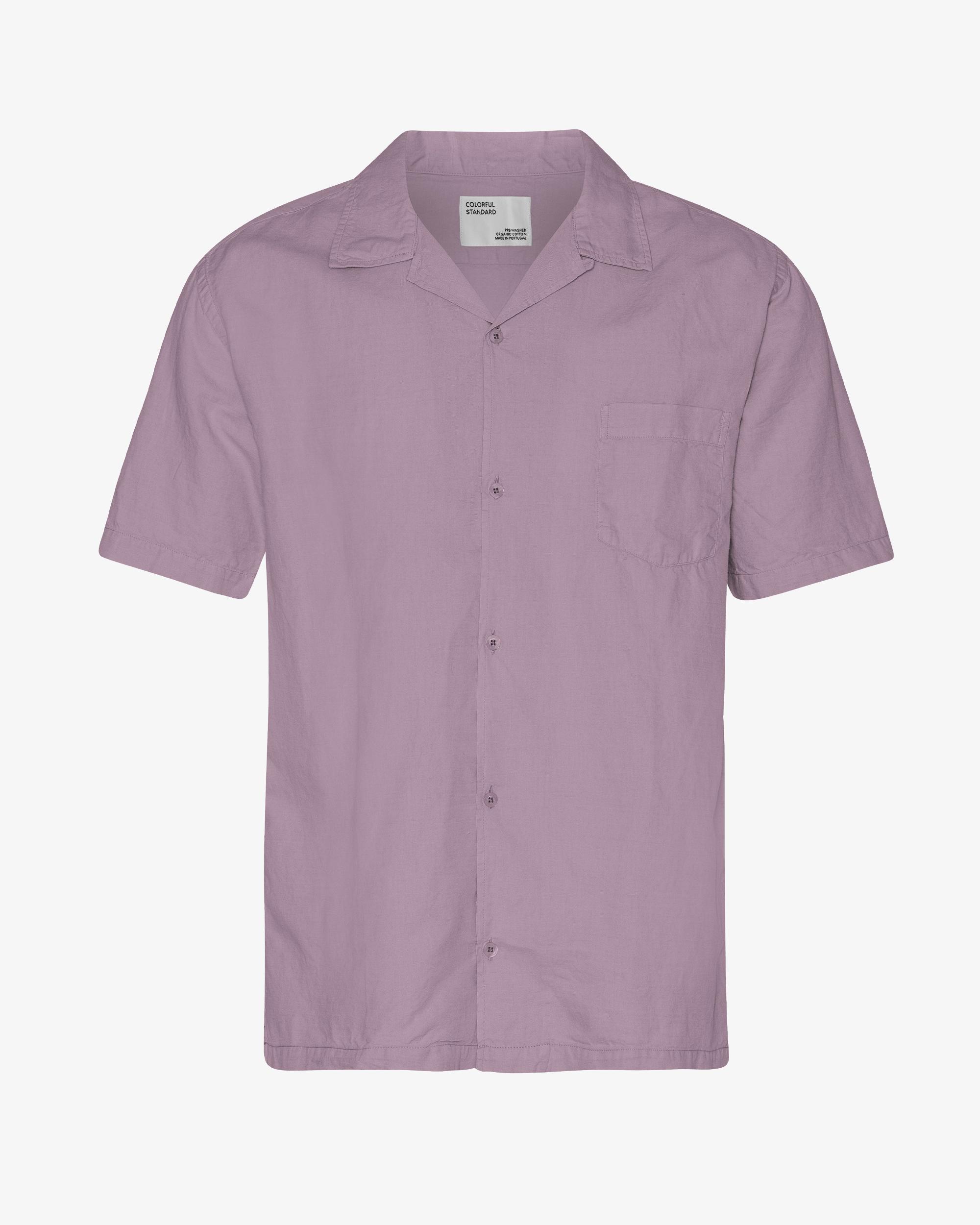 Linen Short Sleeved Shirt - Ivory White Product Image