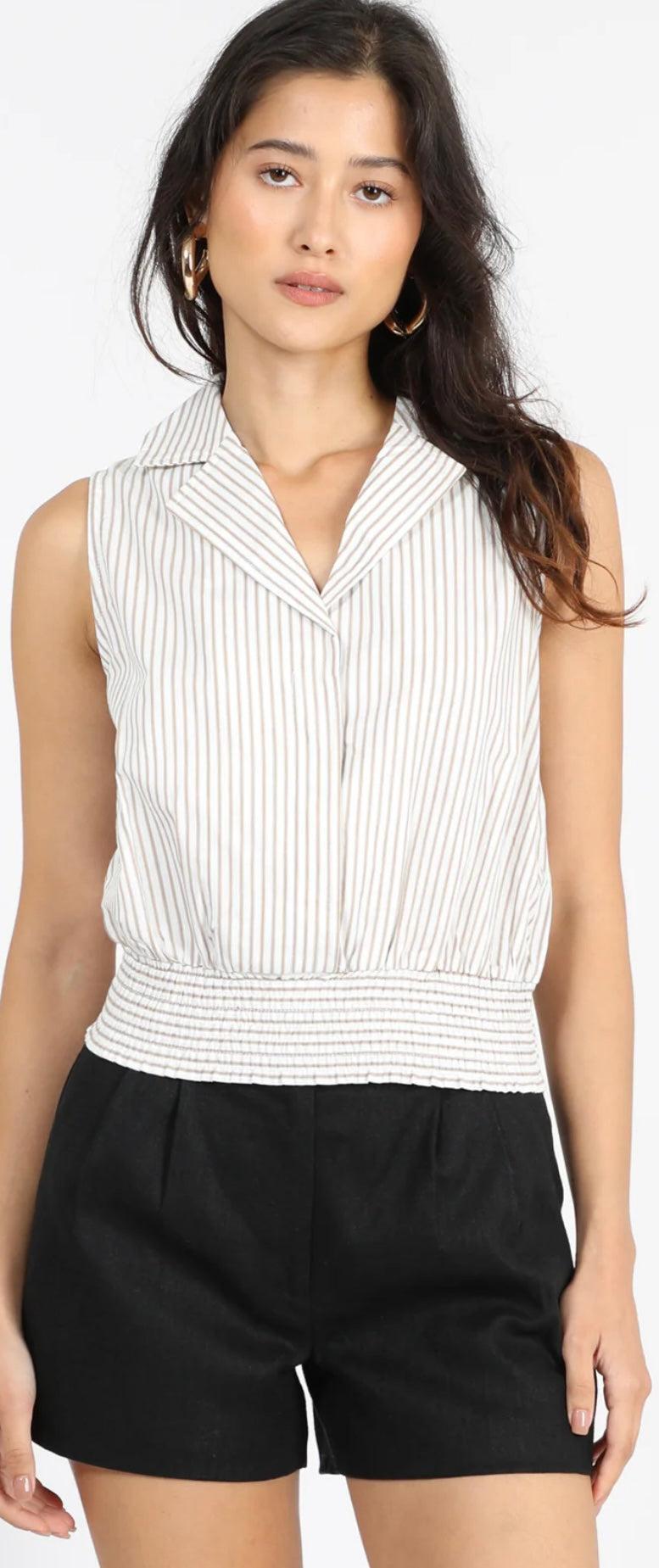 Greylin Tannia Linen Shorts Black Product Image