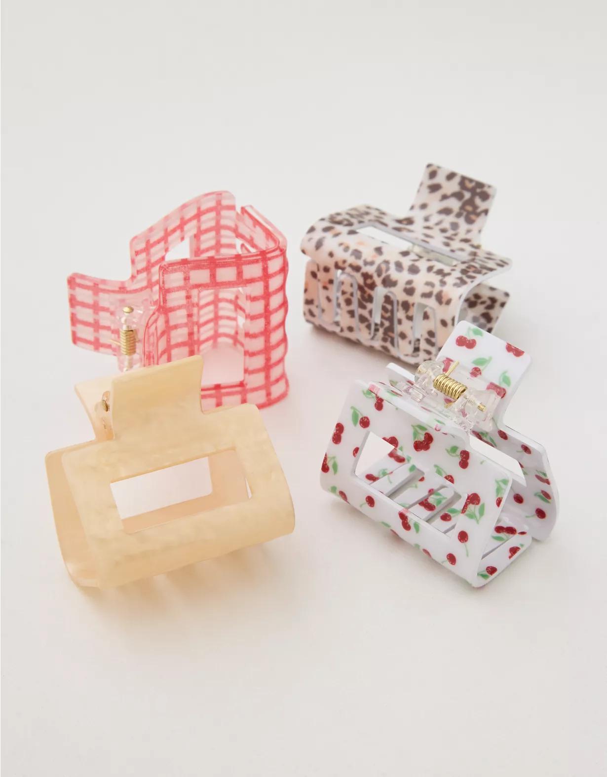 Aerie Square Hair Clip 4-Pack Product Image
