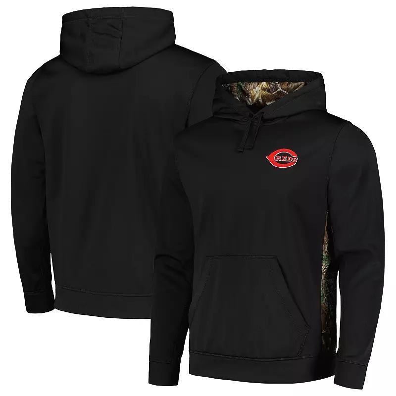 Men's Dunbrooke Black/Camo Cincinnati Reds Ranger Pullover Hoodie, Size: Small, Red Black Product Image