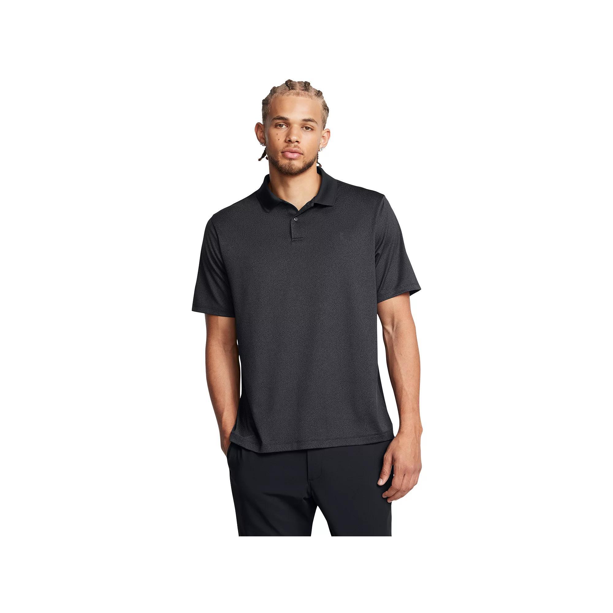 Men's Under Armour Matchplay Printed Polo, Size: Medium, Blue Down Pour Product Image