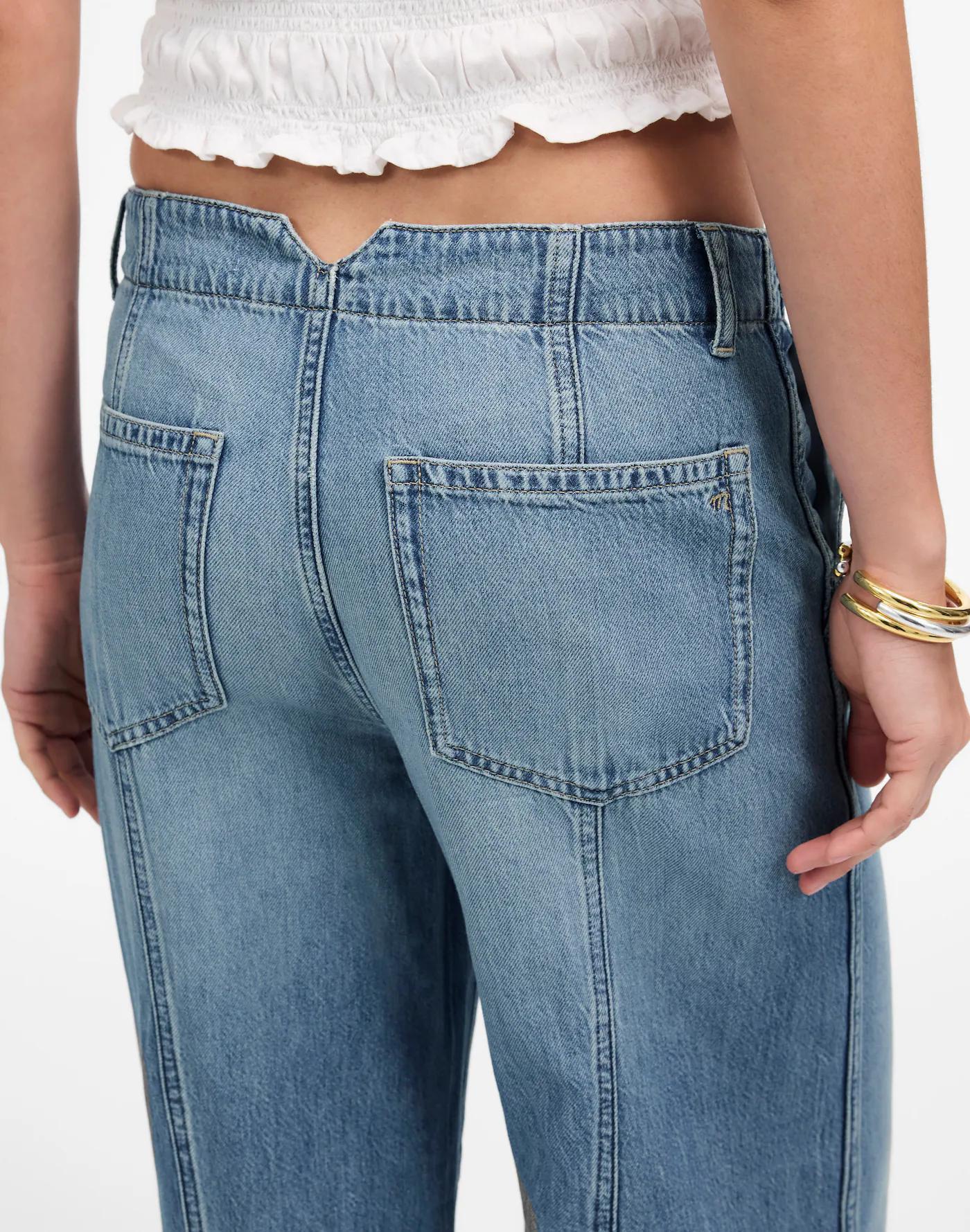 Wide-Sweep Trousers in Robertson Wash: Airy Denim Edition Product Image