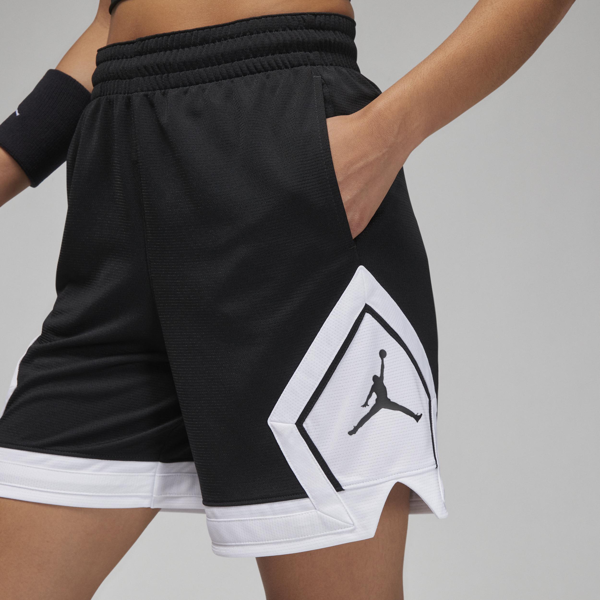 Jordan Sport diamond shorts in black and white Product Image