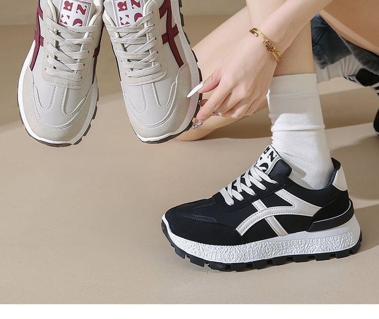 Platform Panel Sneakers Product Image