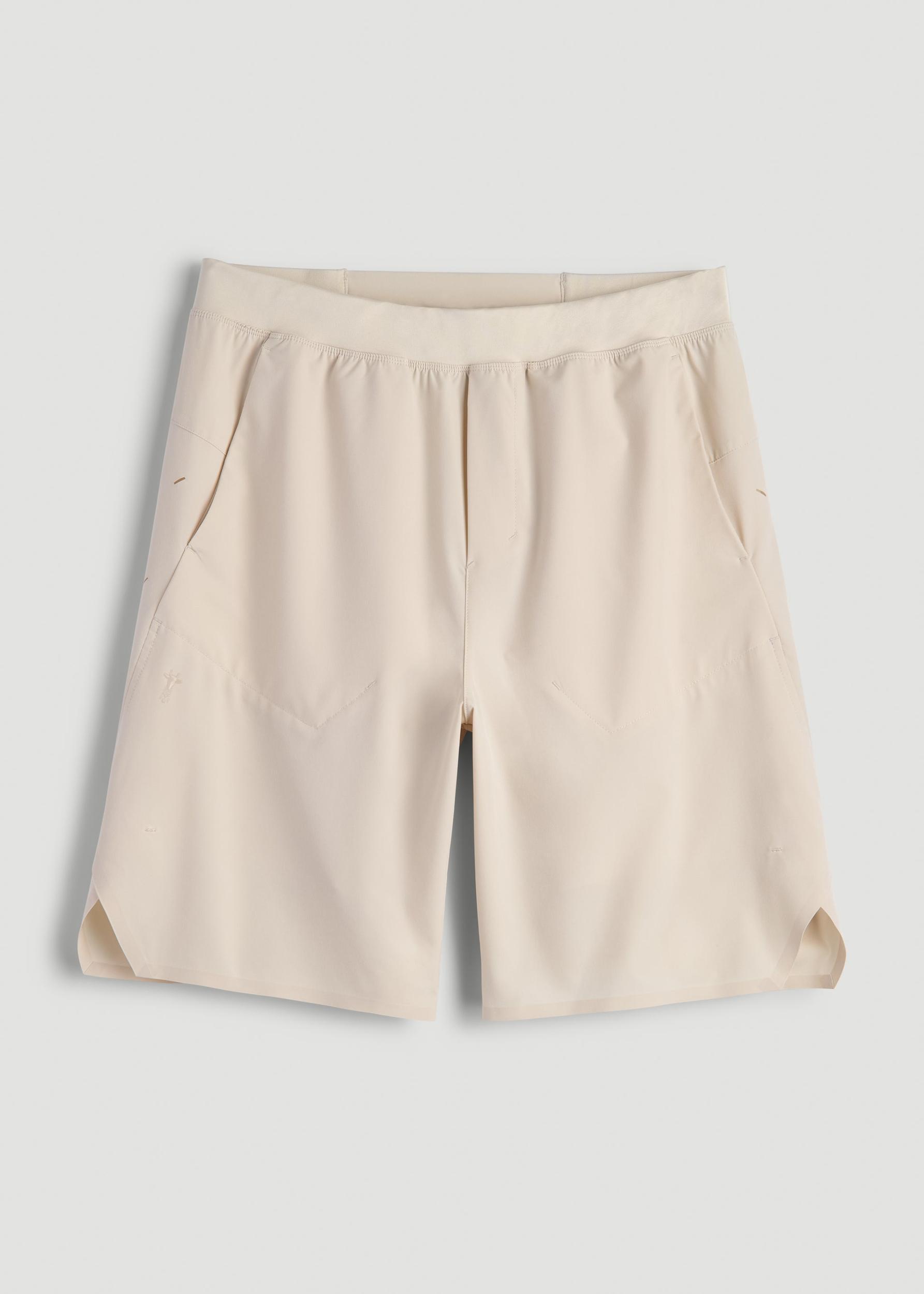 2-in-1 Featherweight Running Short for Tall Men in Light Stone Product Image