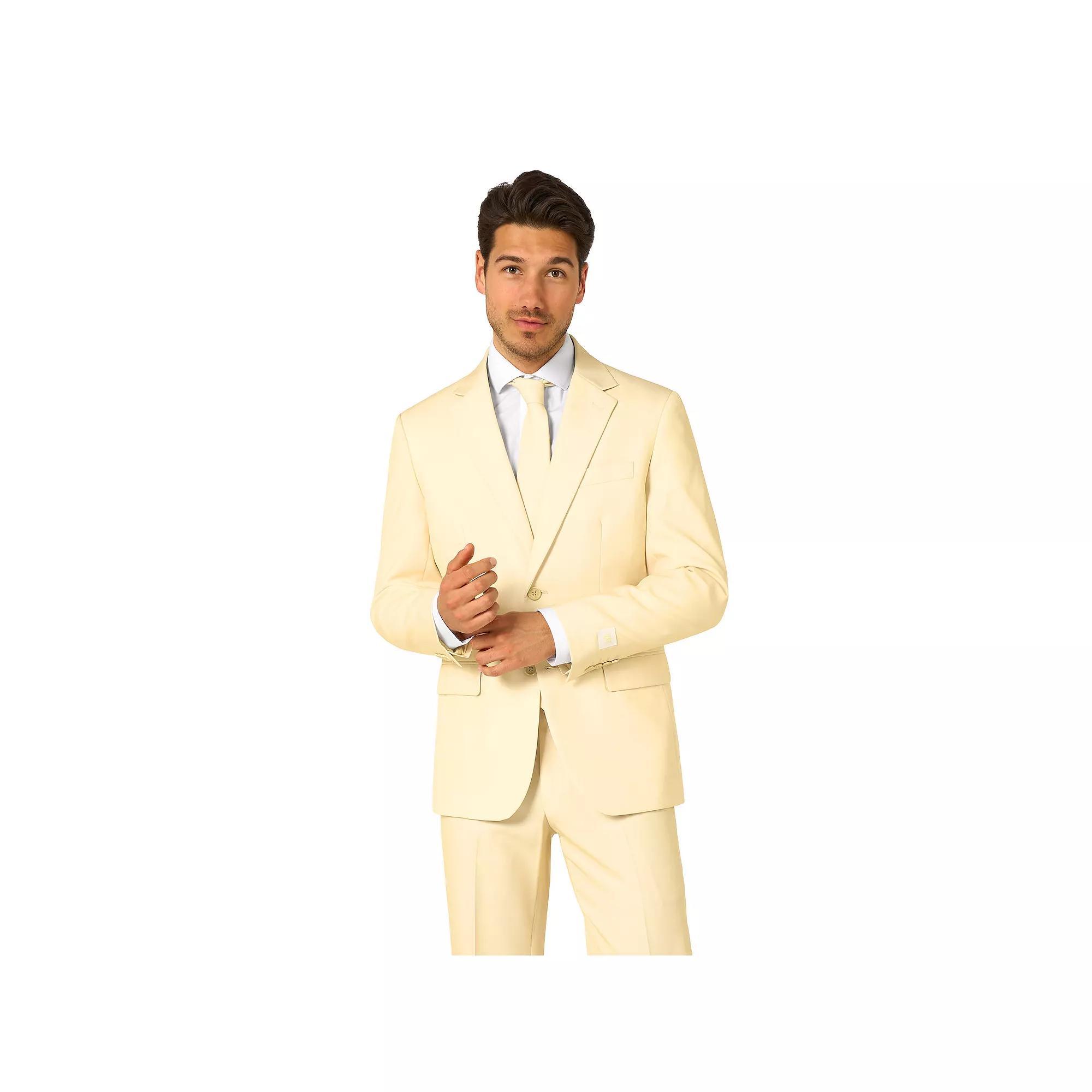 Men's OppoSuits Suit & Tie Set, Size: 50 - Regular, Beige Product Image