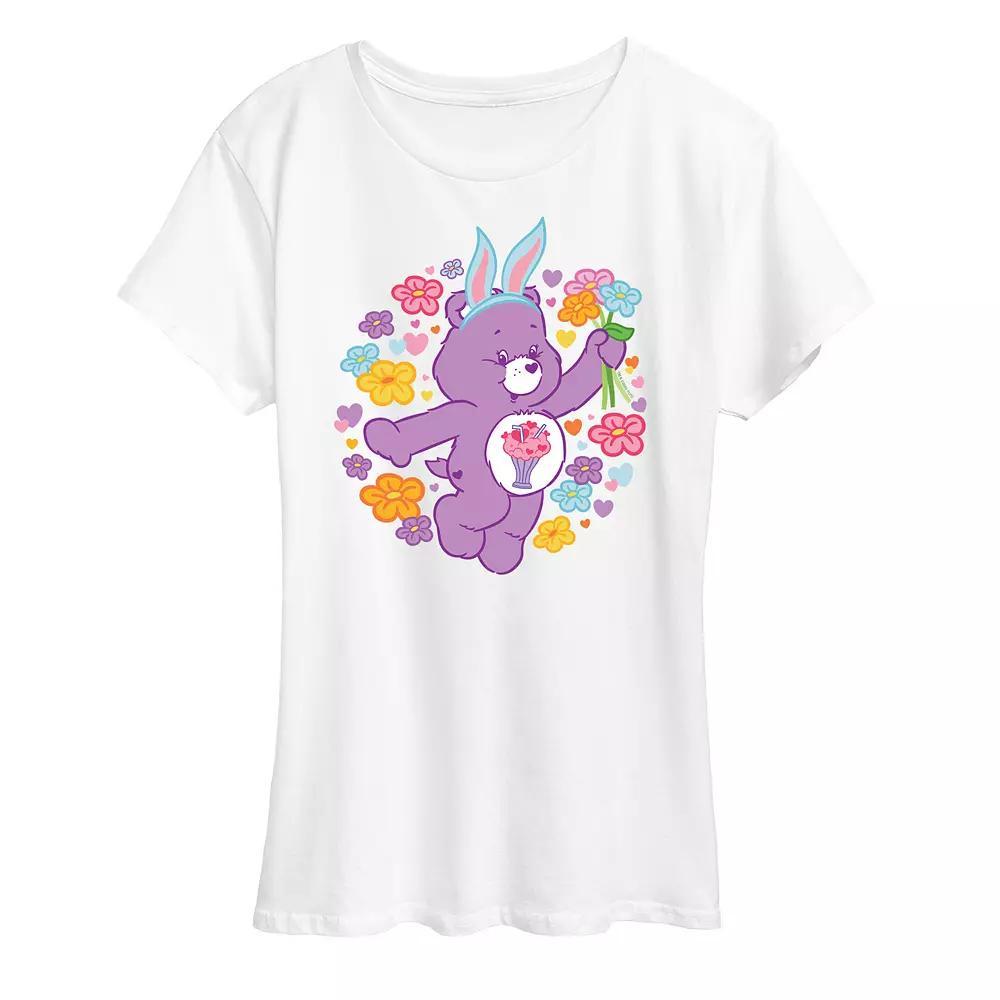Womens Care Bears Bunny Bear Graphic Tee Product Image