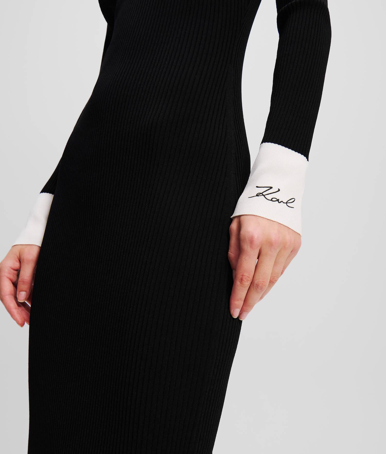 KARL ESSENTIAL POLO KNIT DRESS Product Image