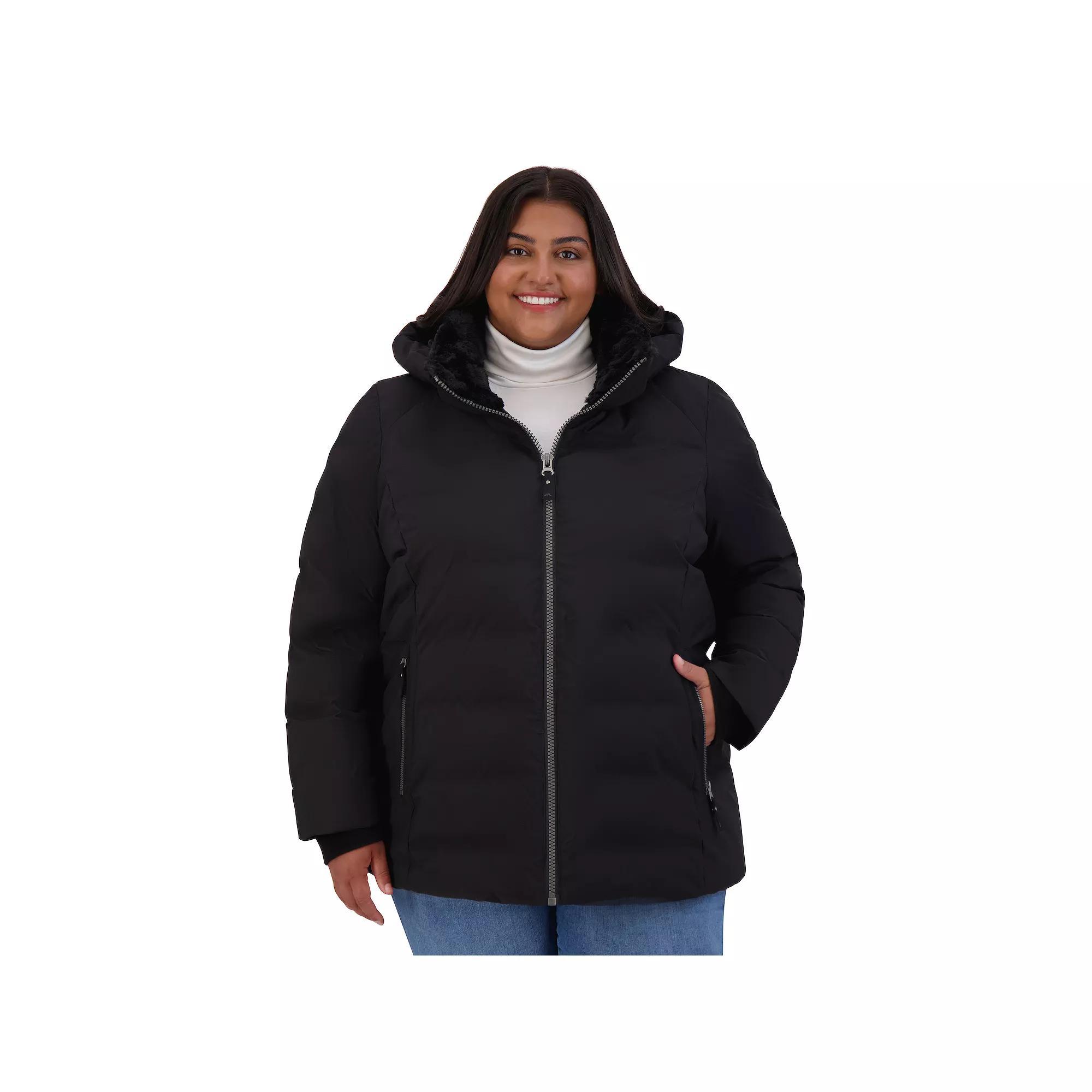 Plus Size ZeroXposur Holly Quilted Jacket, Women's, Size: 2XL, Black Product Image