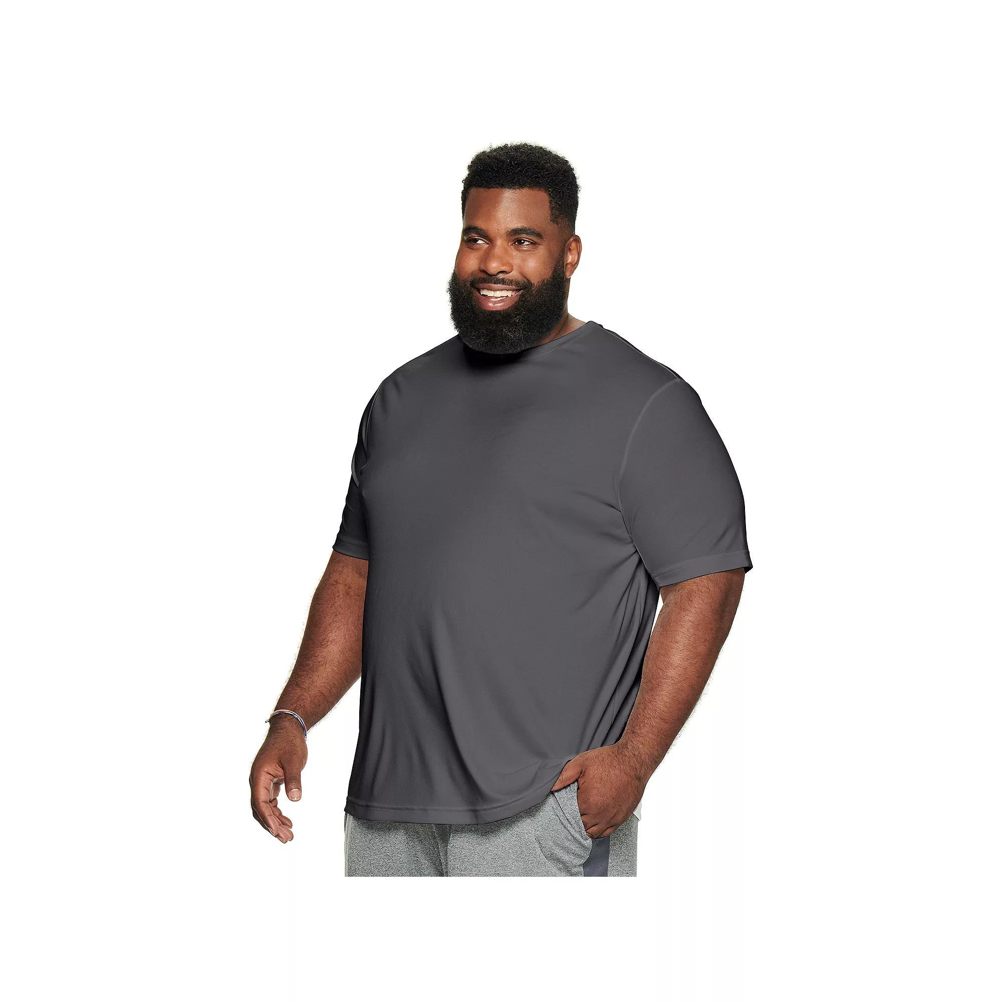 Big & Tall Tek Gear® Dry Tek Tee, Men's, Size: XL Tall, Hawk Gray Product Image