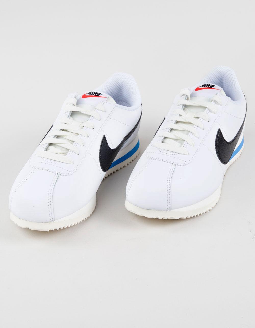 NIKE Cortez Womens Shoes - WHT/BLK Product Image