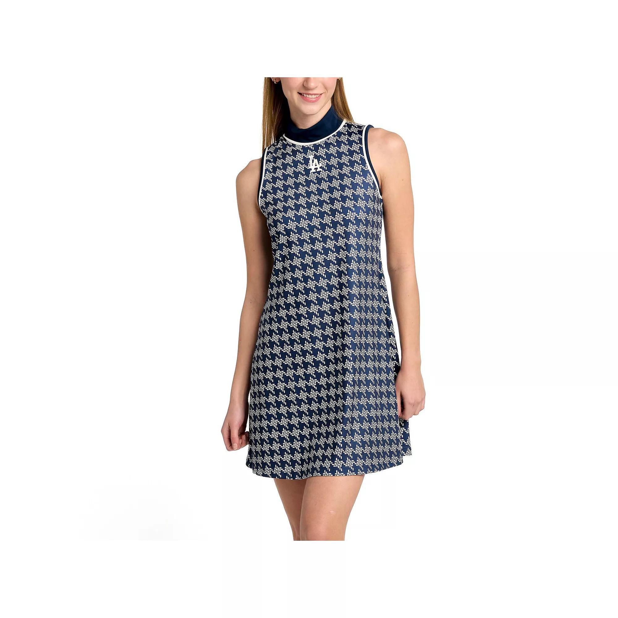 Women's Lusso Navy Los Angeles Dodgers Cameron Dress, Size: Medium, Blue Product Image