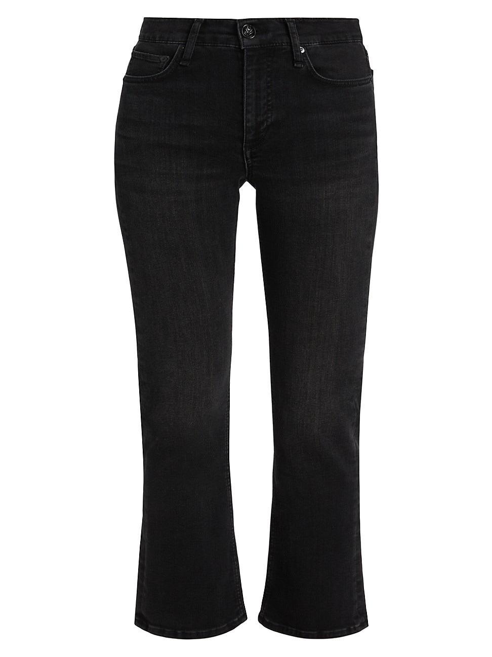 Womens Epic Peyton Mid-Rise Ankle Boot-Cut Jeans Product Image