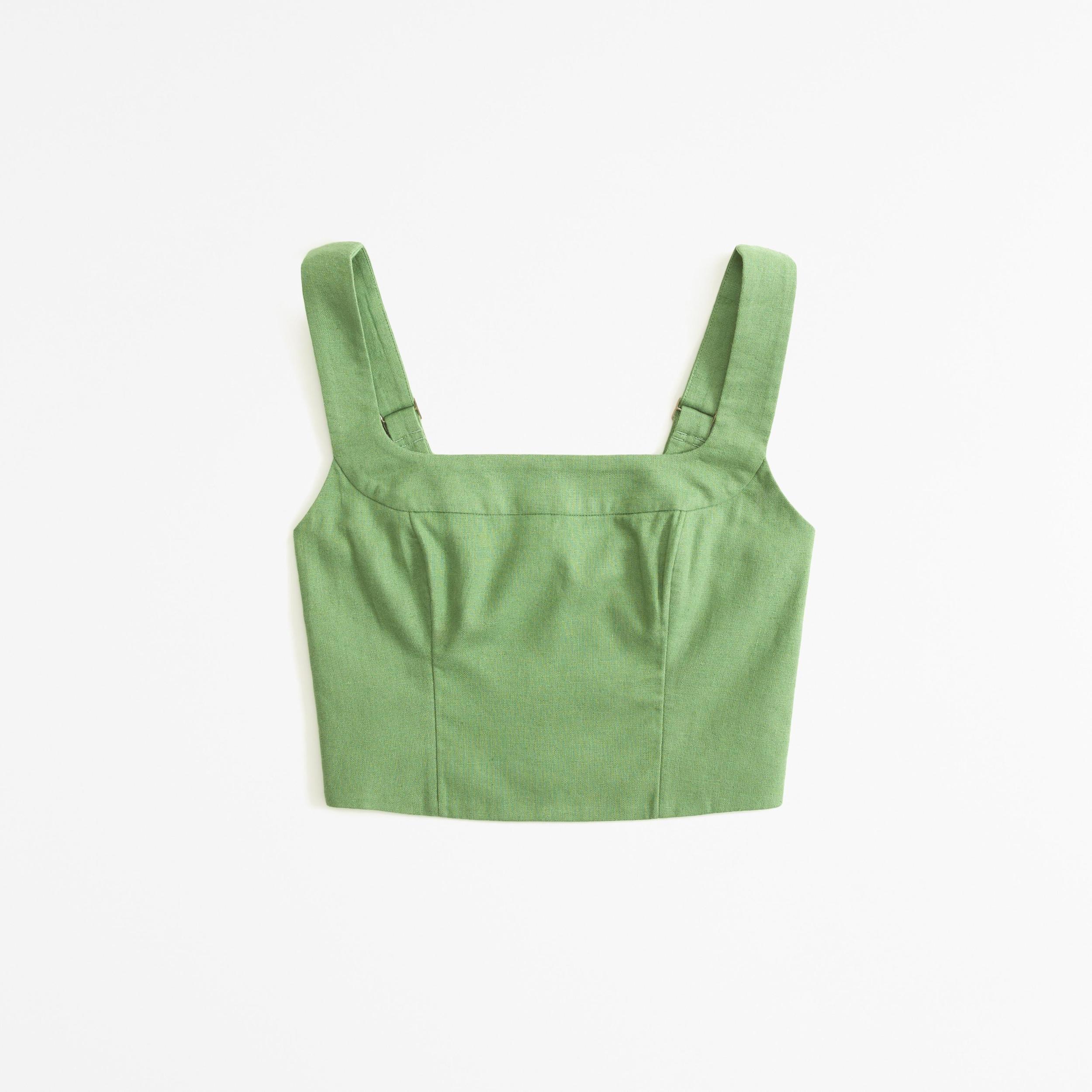 Linen-Blend Set Top Product Image