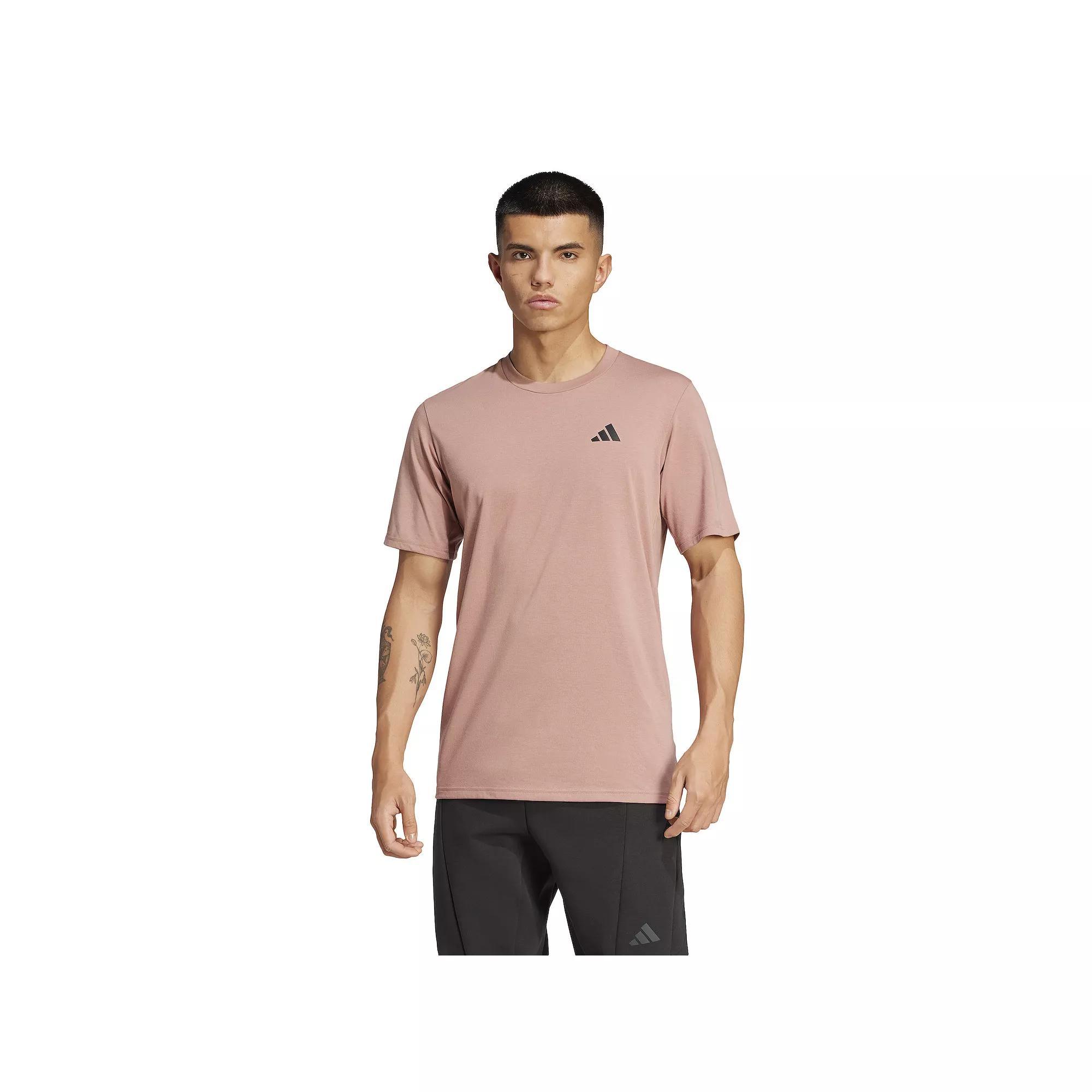 Men's adidas Train Essentials Feelready Training Tee, Size: Small, Warm Clay Product Image