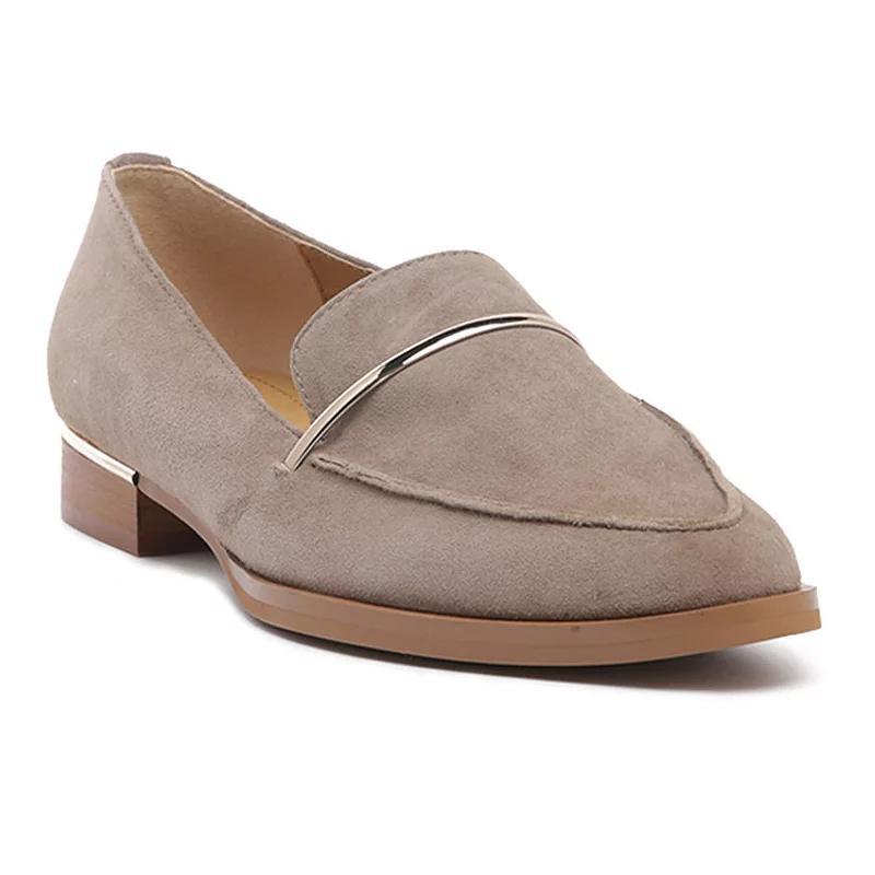 Rag & Co Paulina Women's Suede Loafers, Size: 11, Brown Product Image