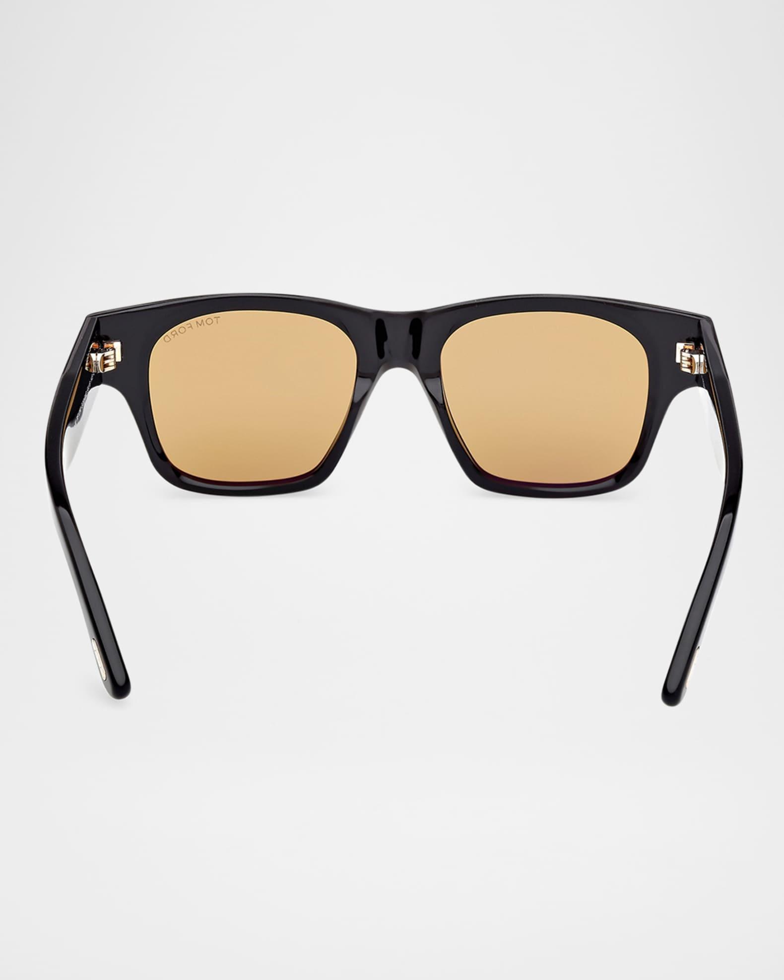 Men's Caine-02 Acetate Square Sunglasses Product Image