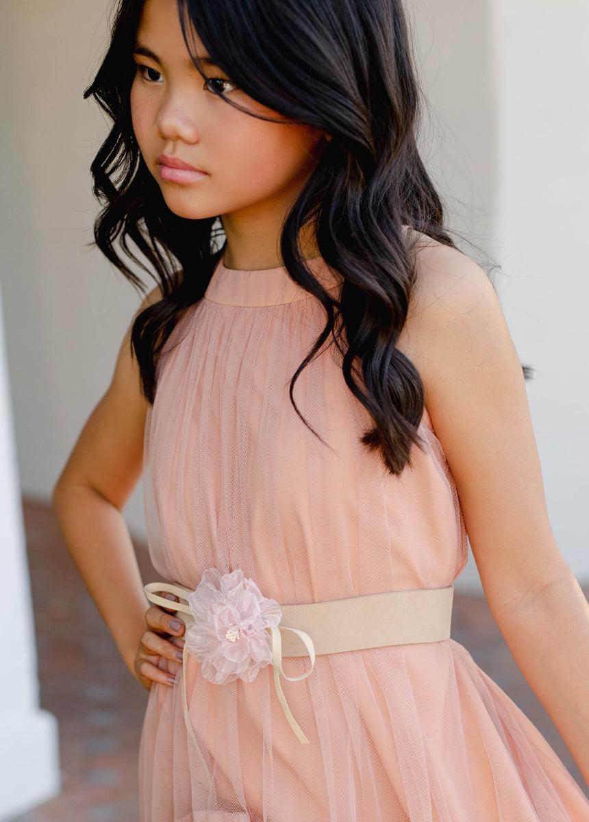 Calliana Belt in Shell/Tan Girls Product Image