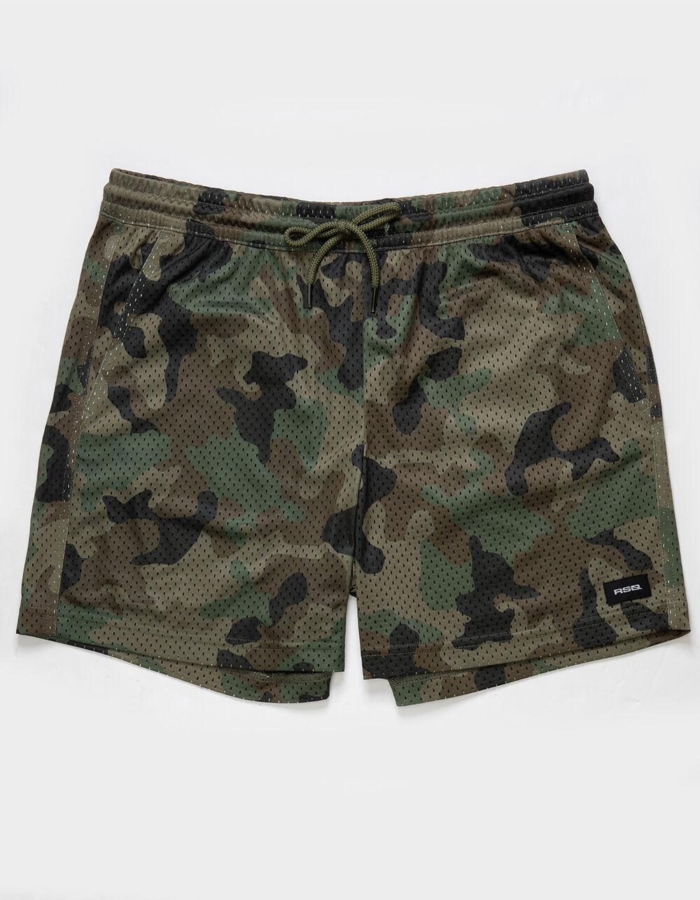 RSQ Mens 6" Mesh Shorts - RED COMBO Product Image