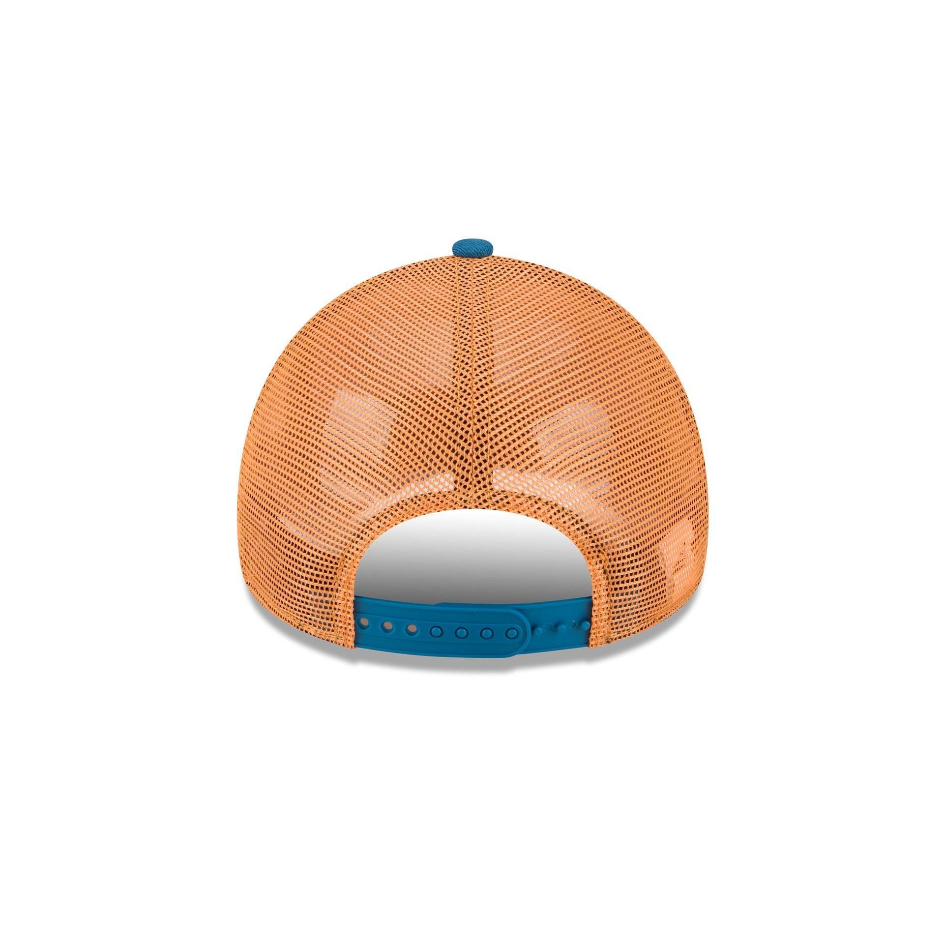 Houston Astros Orange Glaze 9FORTY A-Frame Trucker Hat Male Product Image