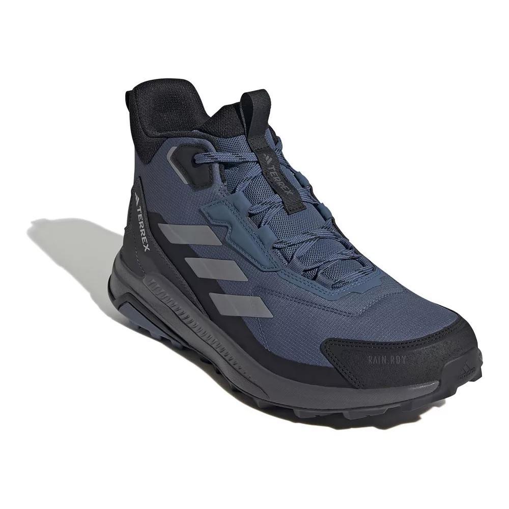 adidas Terrex Anylander Mid Rain.Rdy Hiking Shoes, Men's, Size: 14, Steel Gray Black Product Image