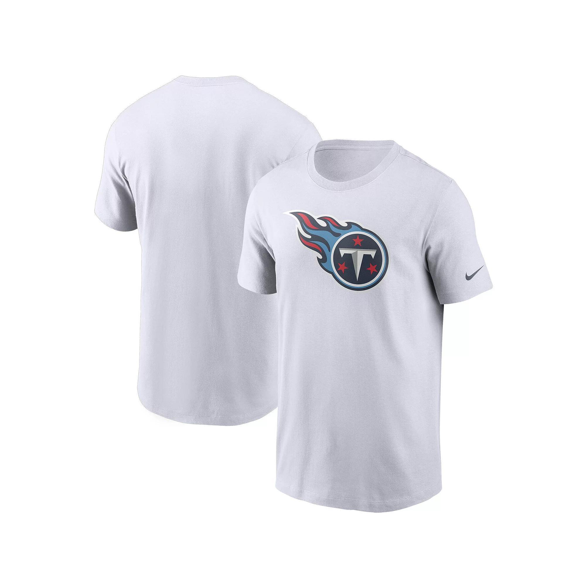 Men's Nike White Tennessee Titans Primary Logo T-Shirt, Size: Large Product Image