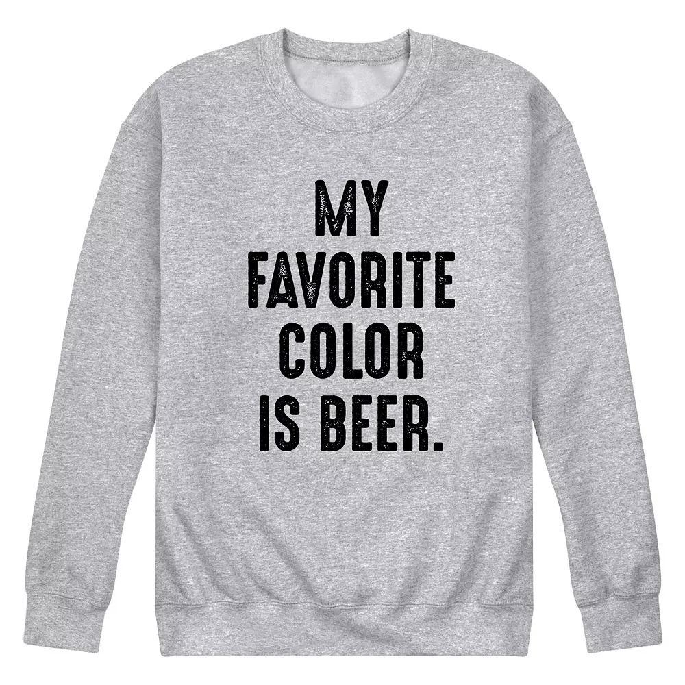 Mens Favorite Color Beer Graphic Sweatshirt Product Image