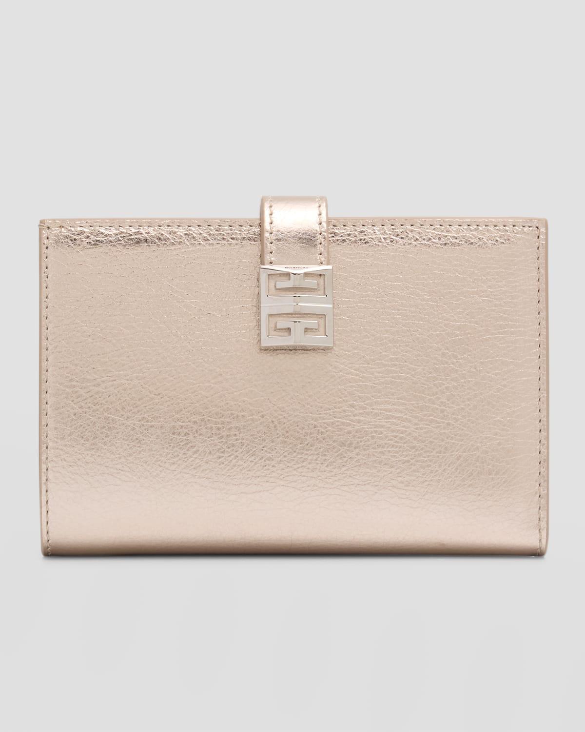 Womens 4G Wallet In Laminated Leather Product Image