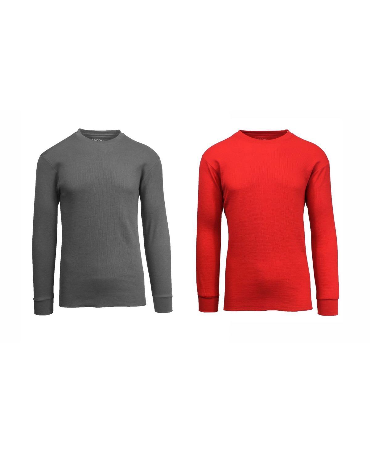 Galaxy By Harvic Mens Waffle Knit Thermal Shirt, Pack of 2 Product Image