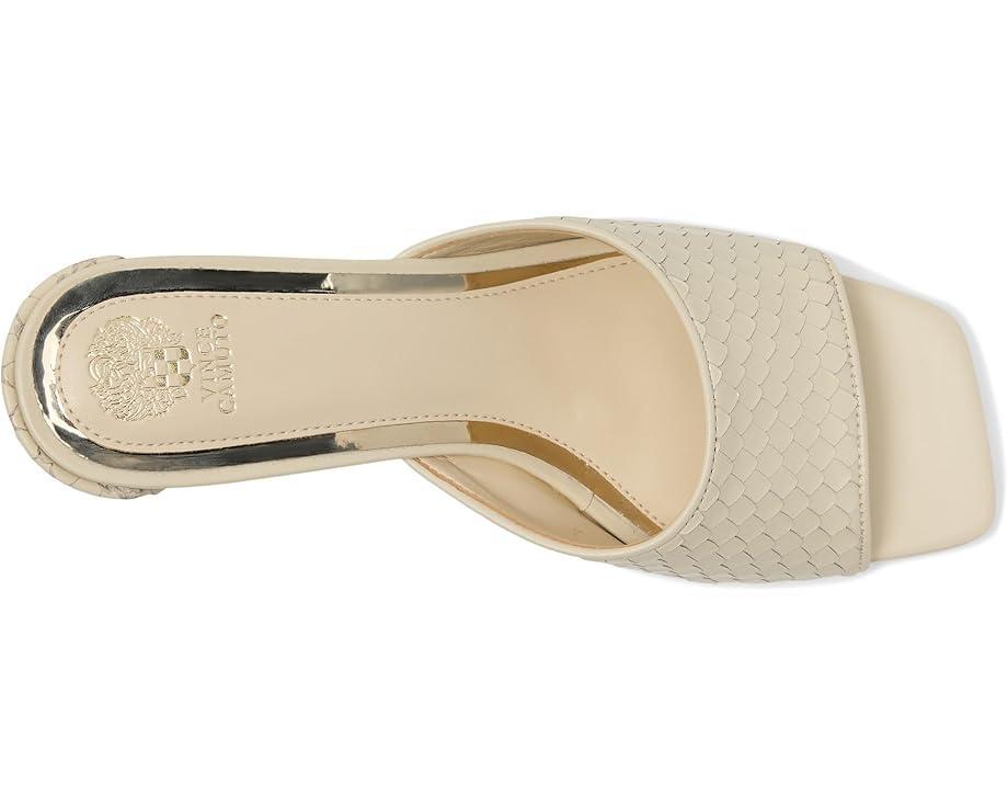 Sculpted C Coated Canvas Block Heel Sandals Product Image
